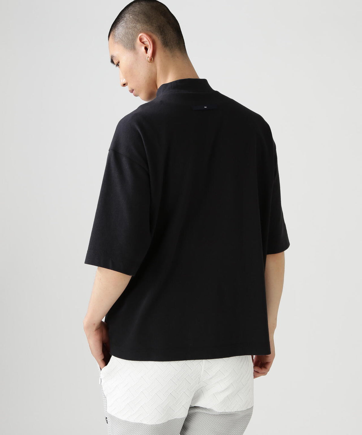 【PGG】【直営店舗&公式オンライン限定】パルパーエコWメッシュ半袖モックネックカットソー (MENS)