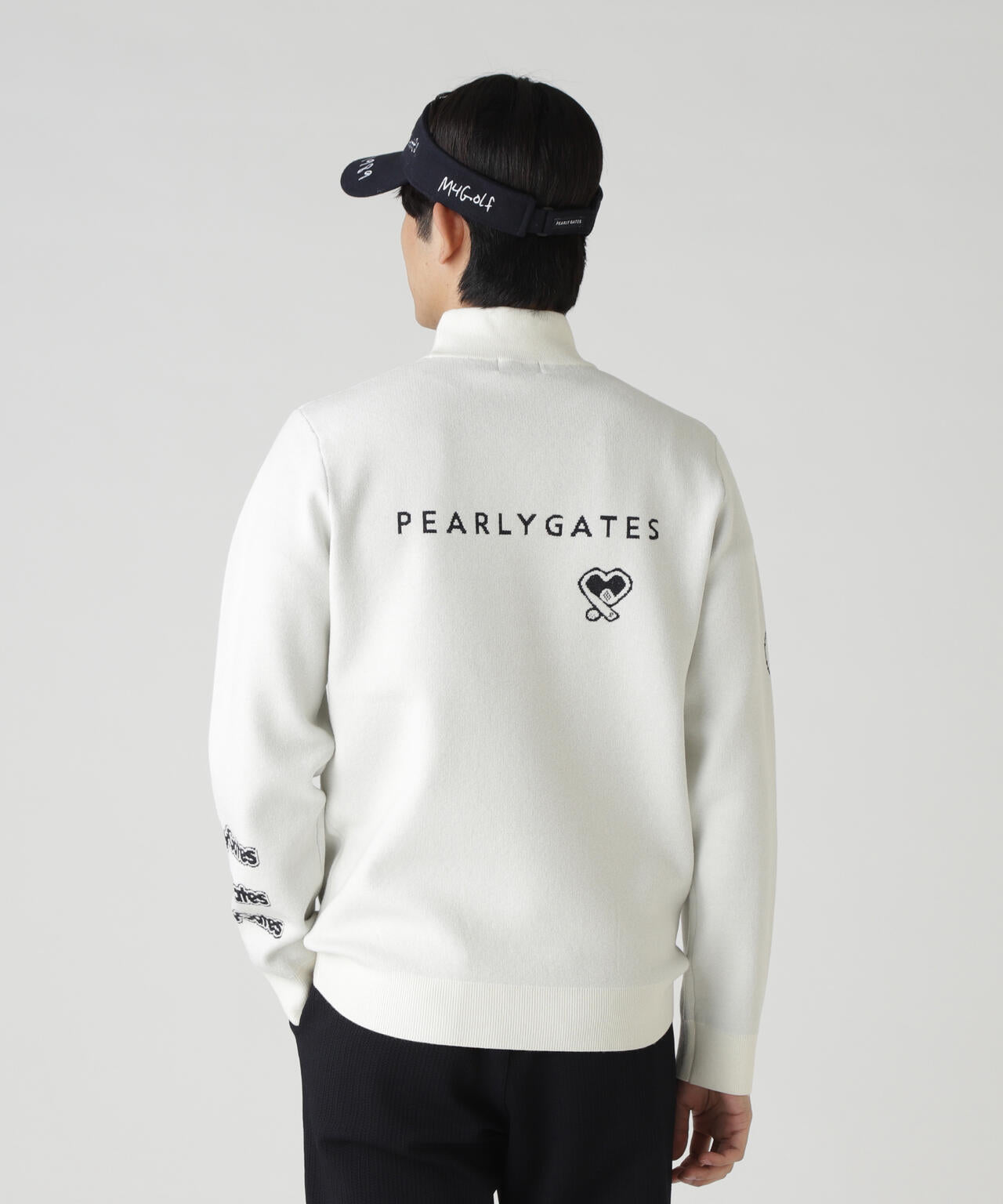 14GダブルJQ×ワッペン風ハイネックニットプルオーバー