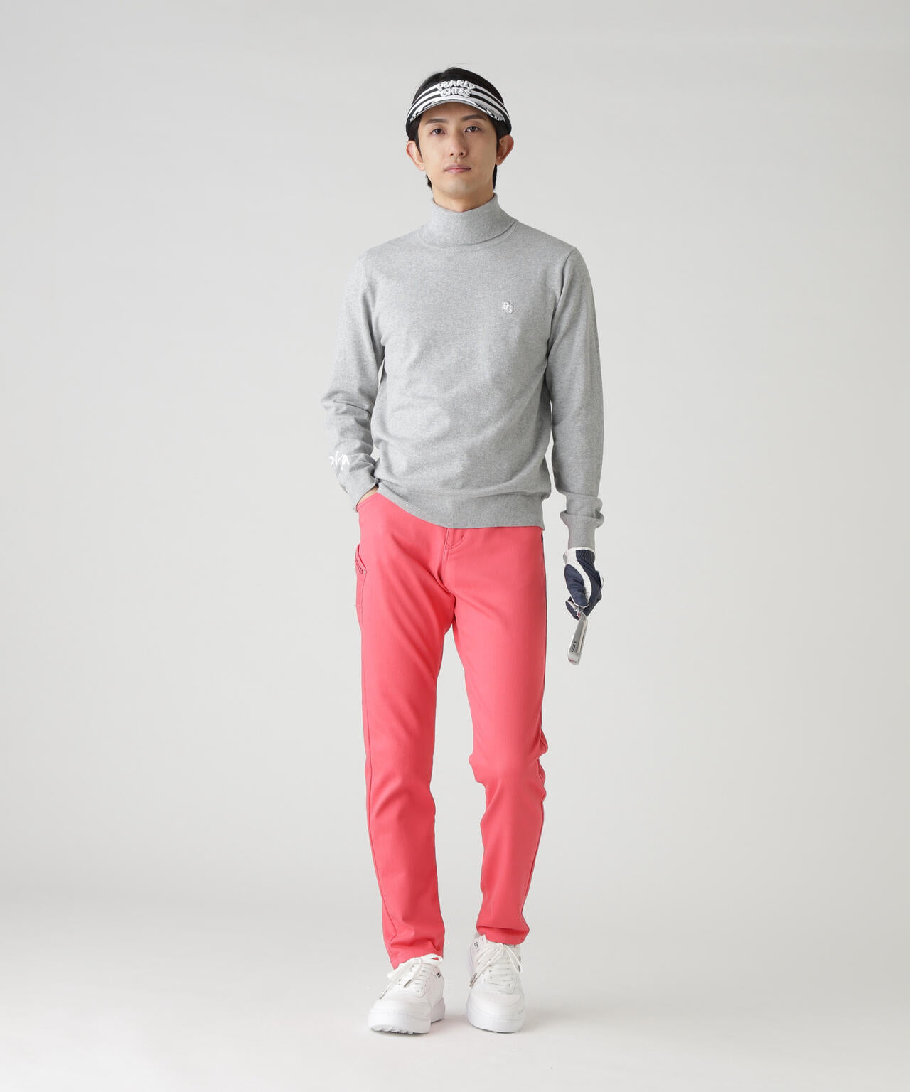 カシミヤタッチタートルネックニットプルオーバー