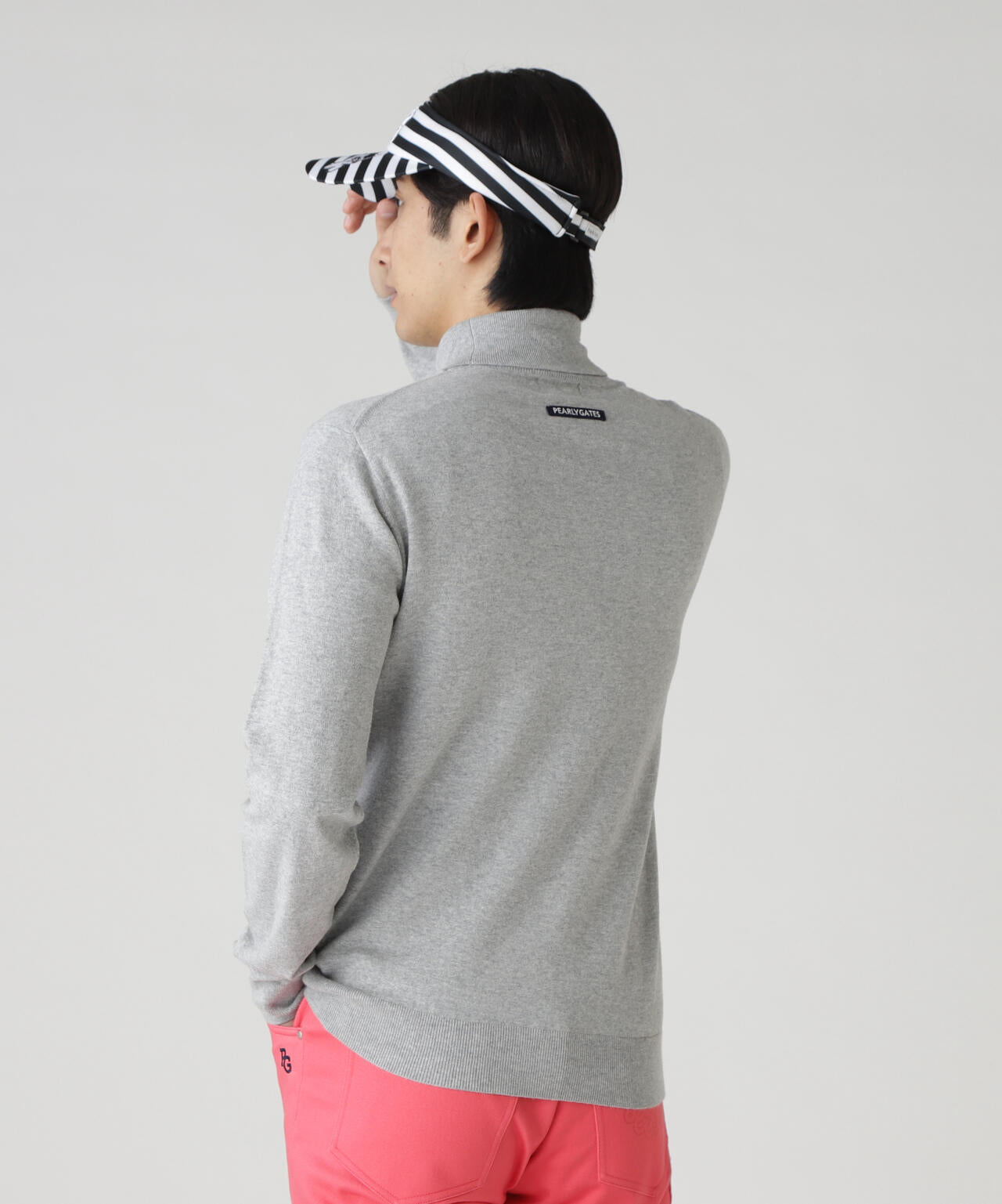 カシミヤタッチタートルネックニットプルオーバー