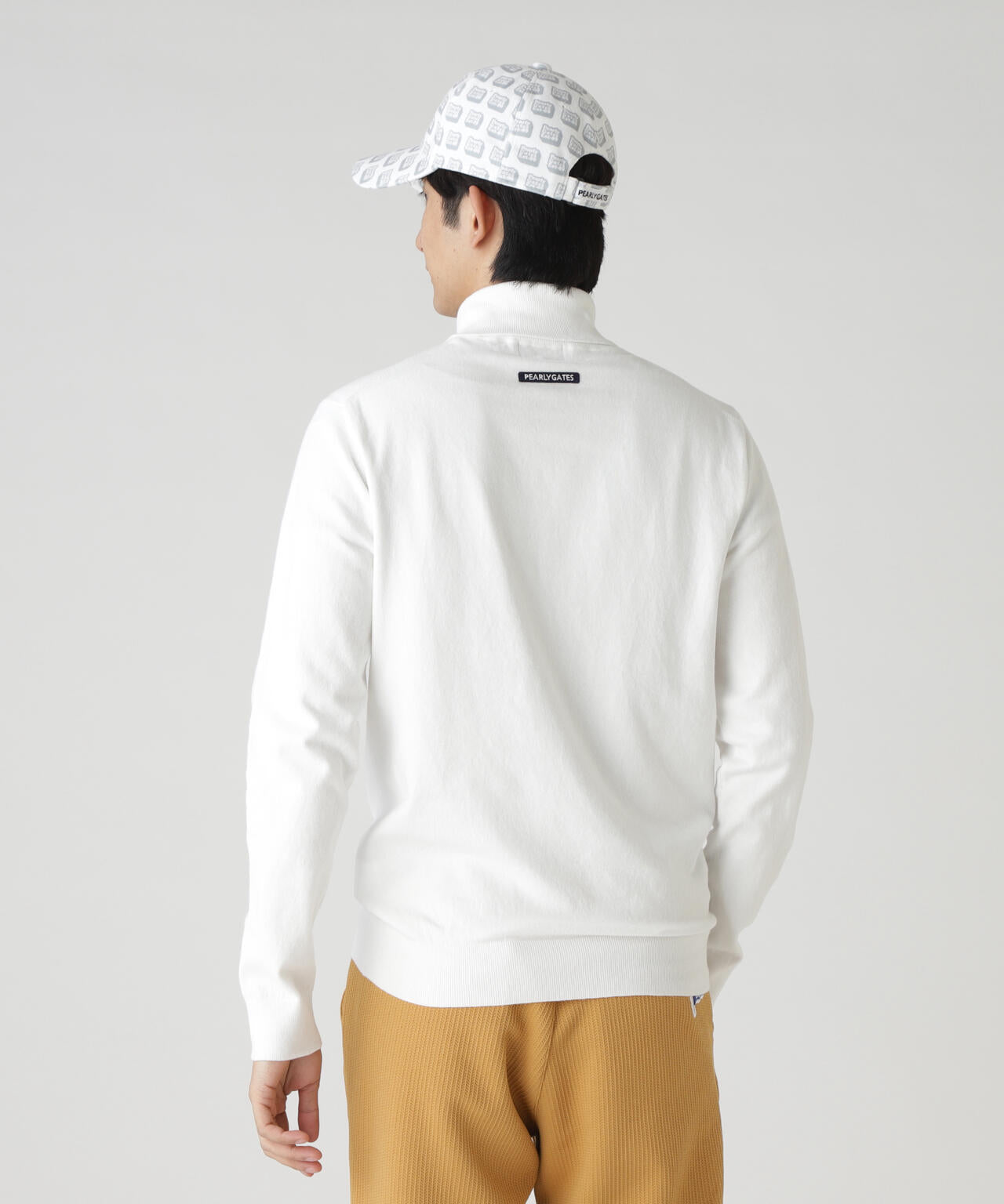 カシミヤタッチタートルネックニットプルオーバー