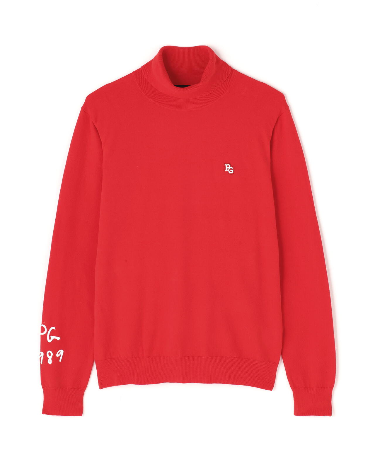 カシミヤタッチタートルネックニットプルオーバー