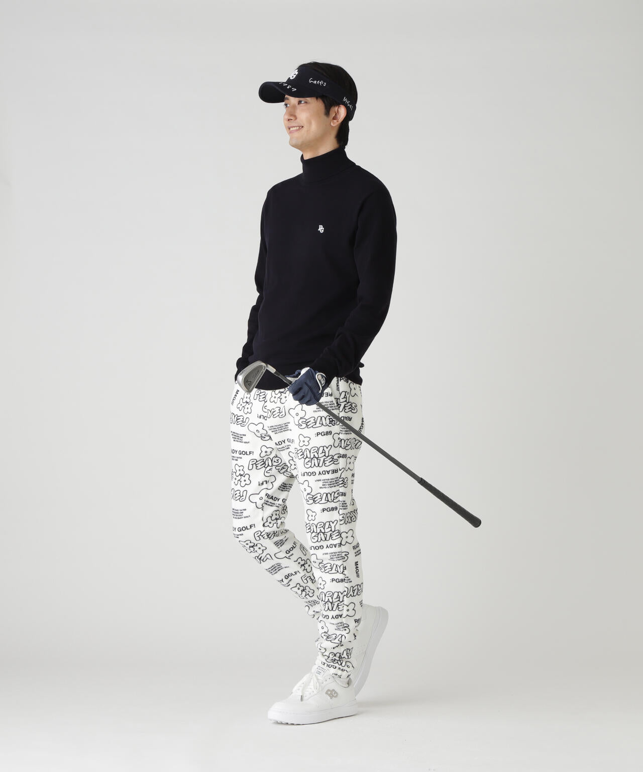 カシミヤタッチタートルネックニットプルオーバー