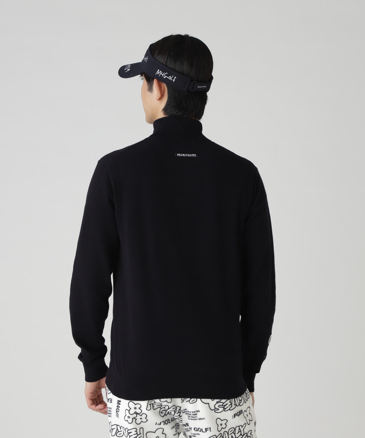 カシミヤタッチタートルネックニットプルオーバー