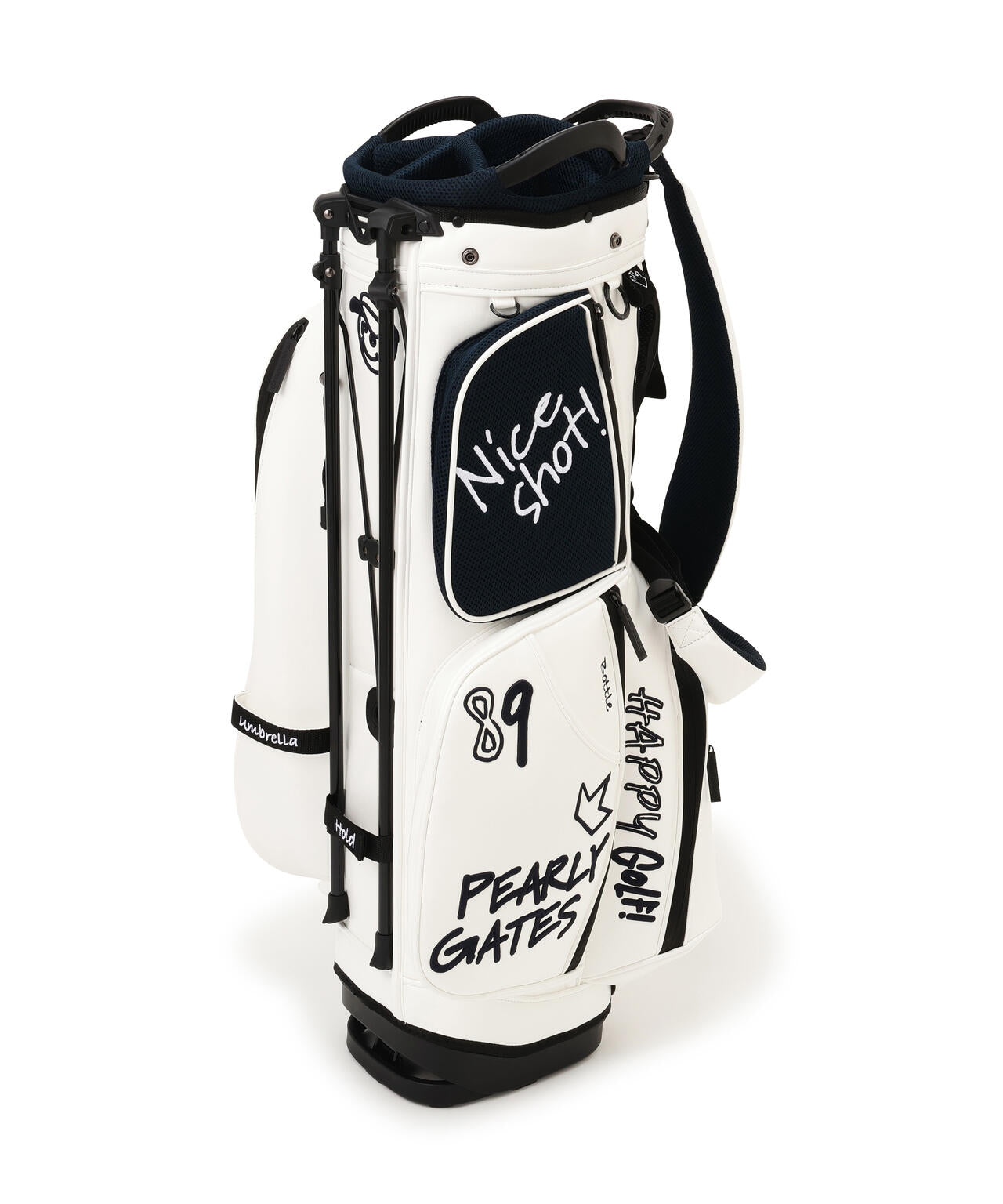 NICO合皮スタンド式キャディバッグ (46インチ対応) (UNISEX)