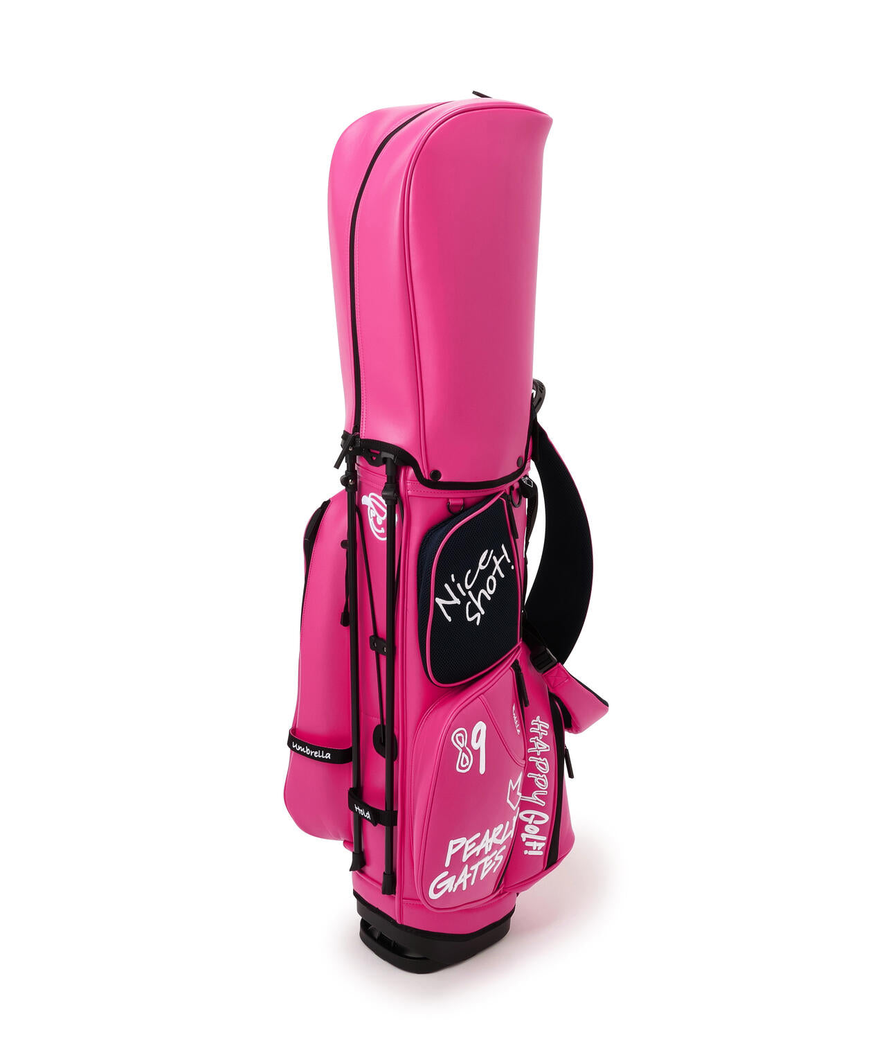 NICO合皮スタンド式キャディバッグ (46インチ対応) (UNISEX)