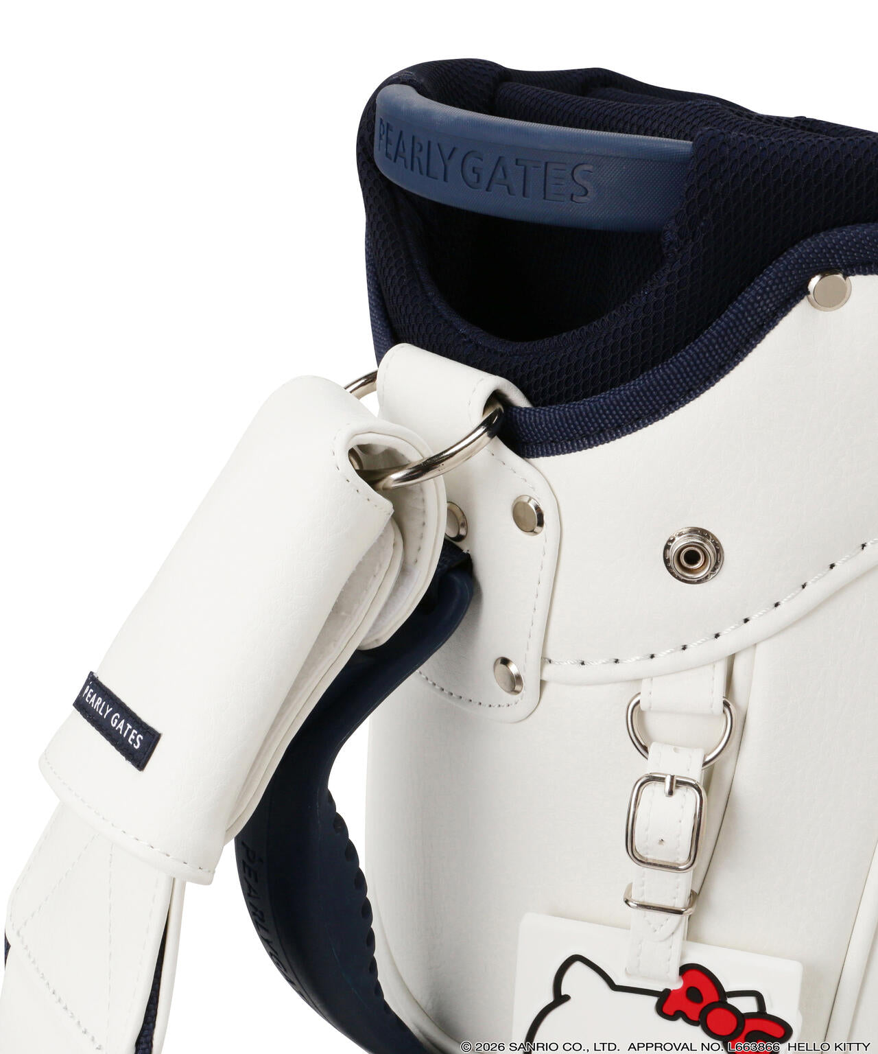 【Hello Kitty×PEARLY GATES】合皮キャディバッグ (46インチ対応) (UNISEX)