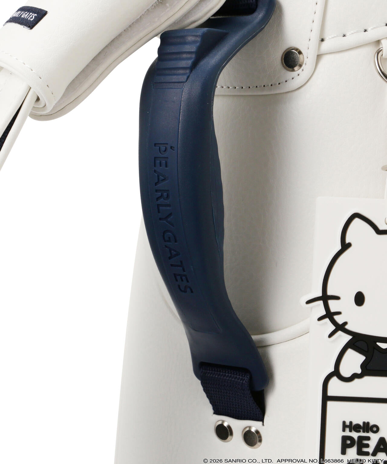 【Hello Kitty×PEARLY GATES】合皮キャディバッグ (46インチ対応) (UNISEX)