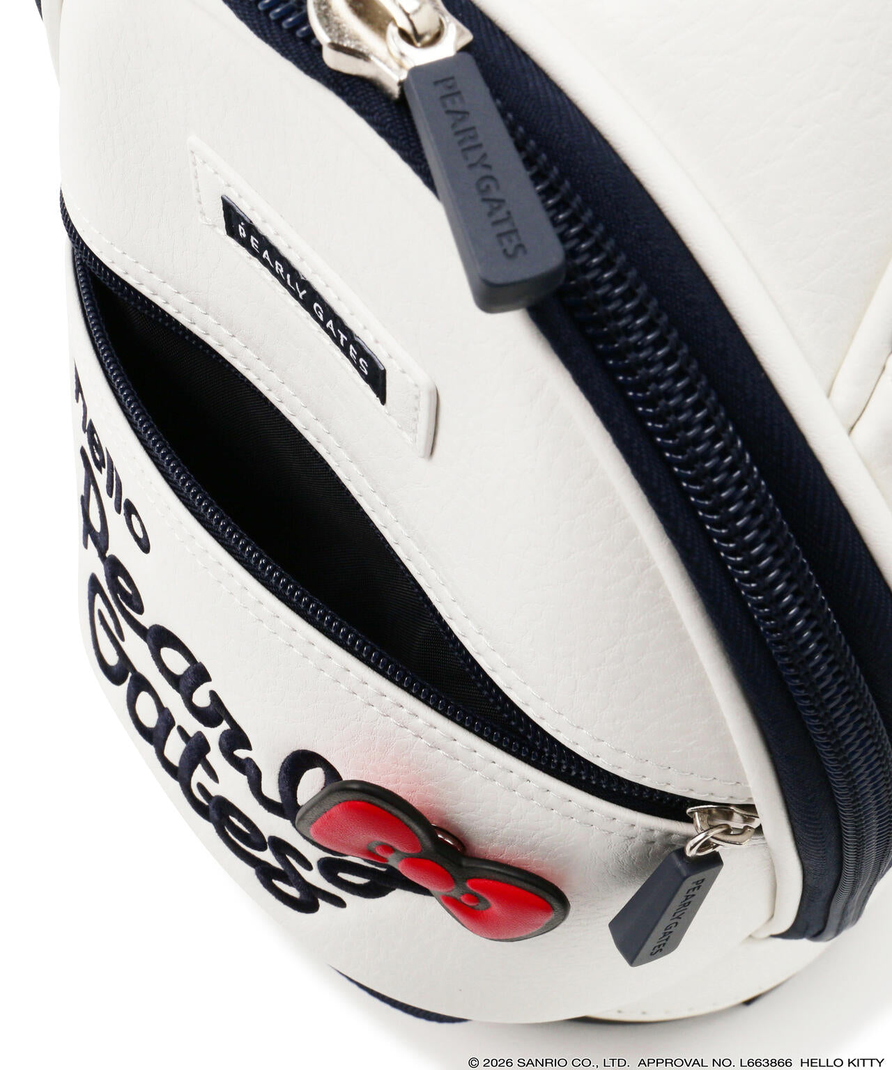 【Hello Kitty×PEARLY GATES】合皮キャディバッグ (46インチ対応) (UNISEX)