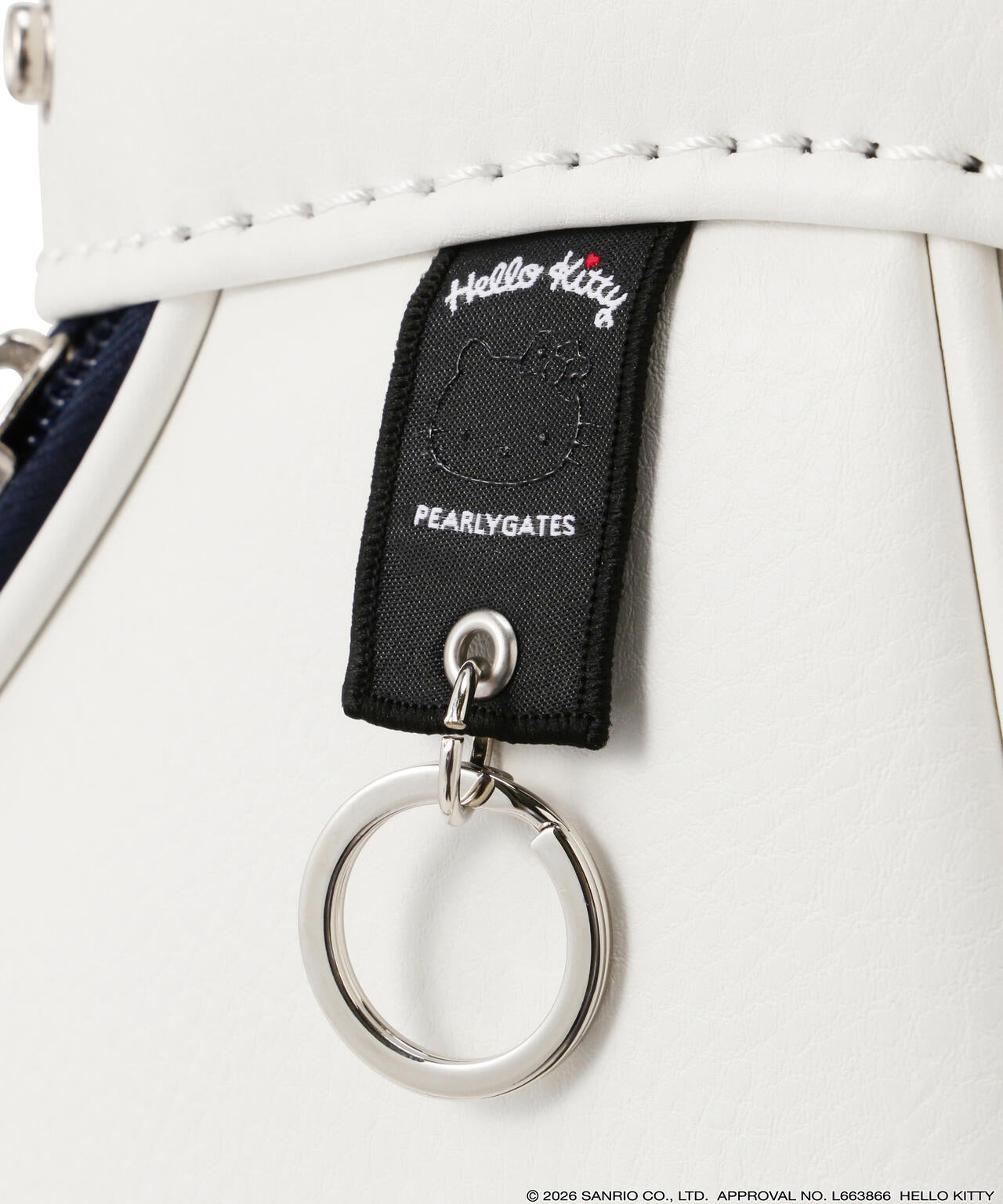 【Hello Kitty×PEARLY GATES】合皮キャディバッグ (46インチ対応) (UNISEX)