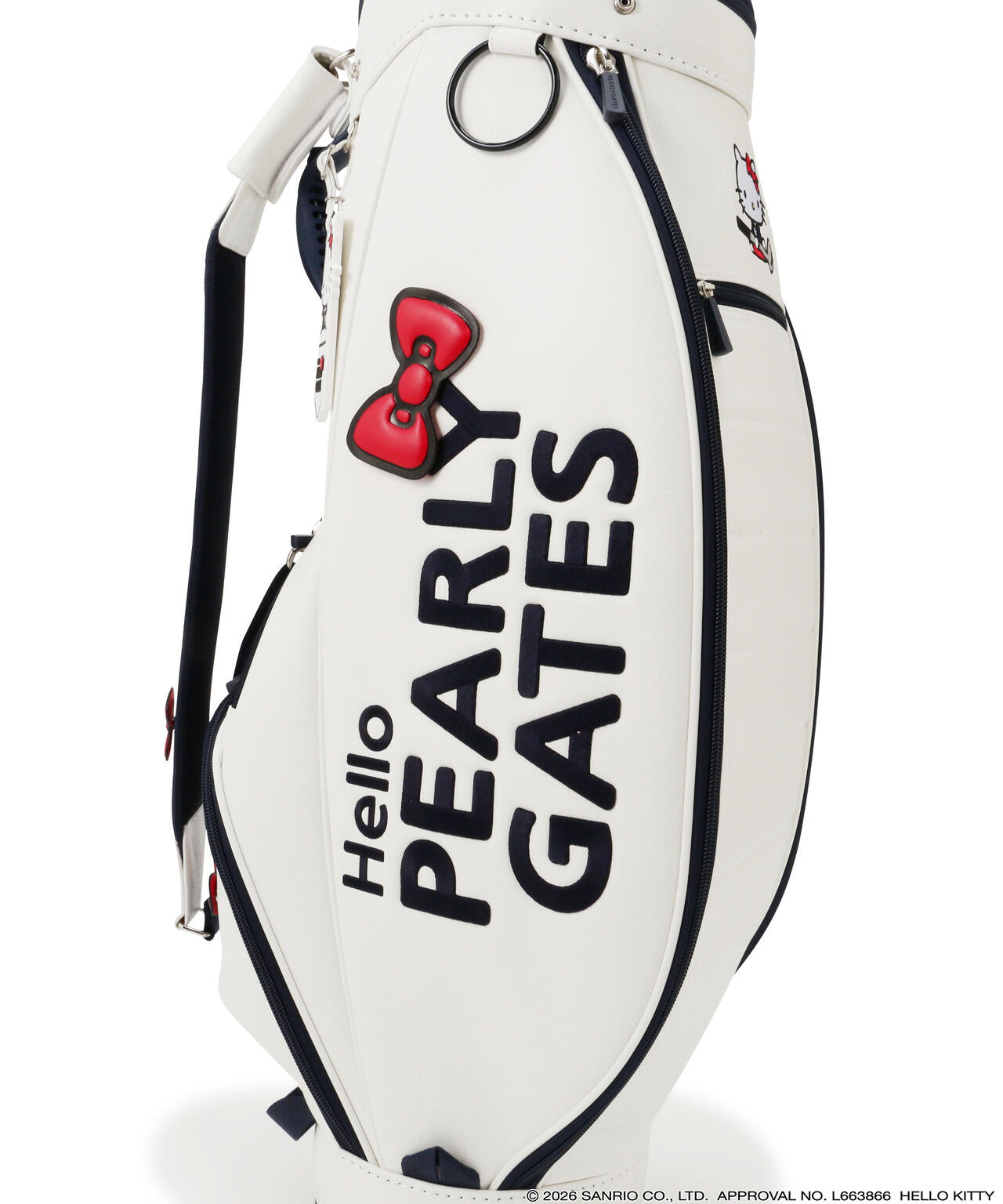 【Hello Kitty×PEARLY GATES】合皮キャディバッグ (46インチ対応) (UNISEX)