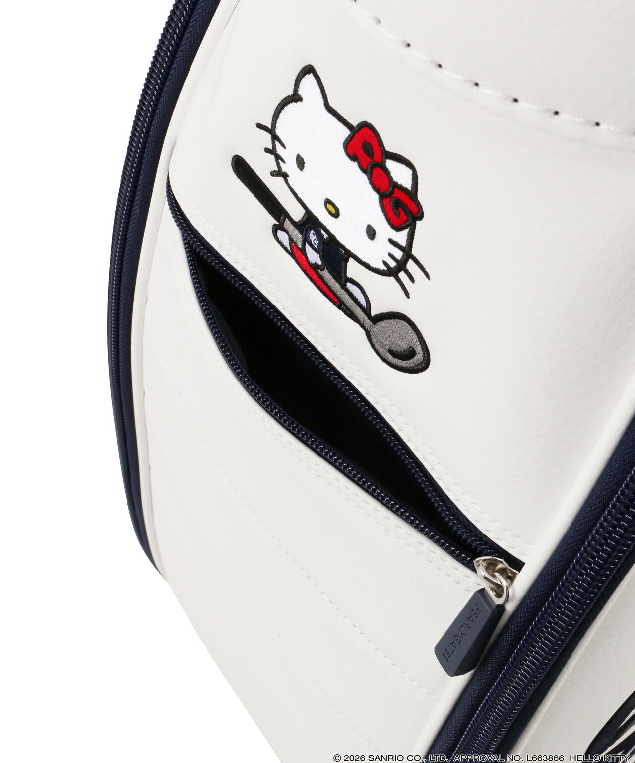 【Hello Kitty×PEARLY GATES】合皮キャディバッグ (46インチ対応) (UNISEX)
