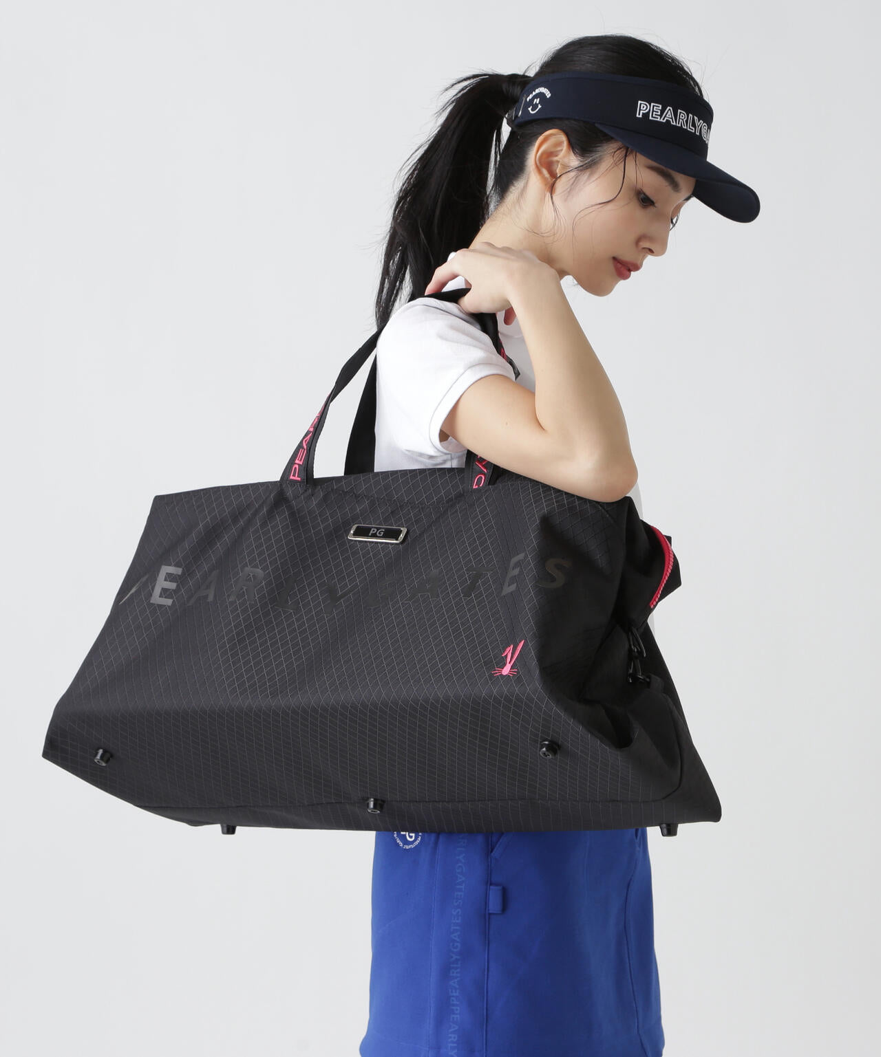 アーガイル柄ロッカーバッグ (UNISEX)