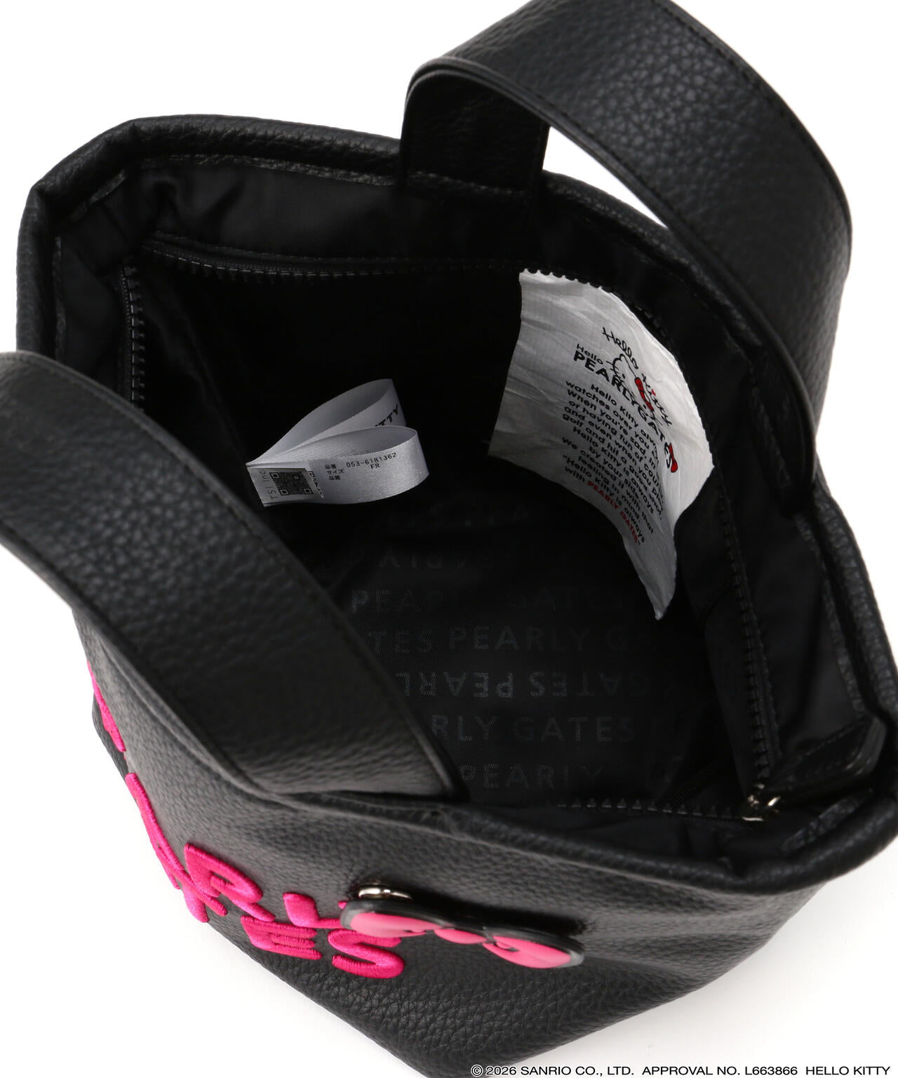 【公式オンライン限定】【Hello Kitty×PEARLY GATES】カートバッグ (UNISEX)