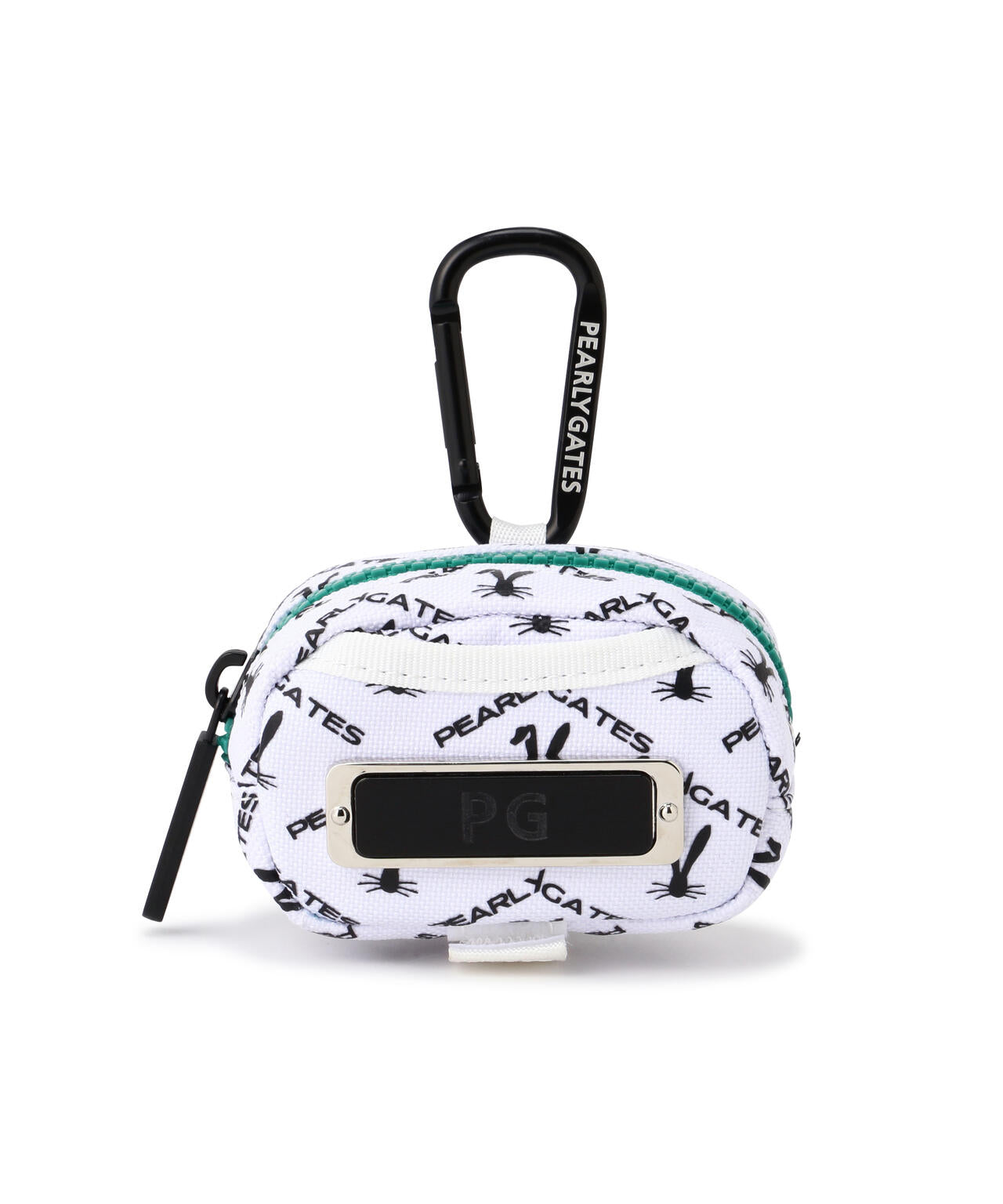 ロゴうさぎアーガイル柄ボールポーチ (UNISEX)