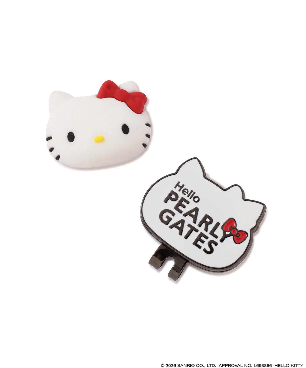 【Hello Kitty×PEARLY GATES】PVCマーカー (UNISEX)