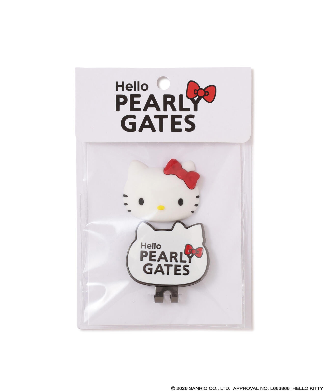【Hello Kitty×PEARLY GATES】PVCマーカー (UNISEX)