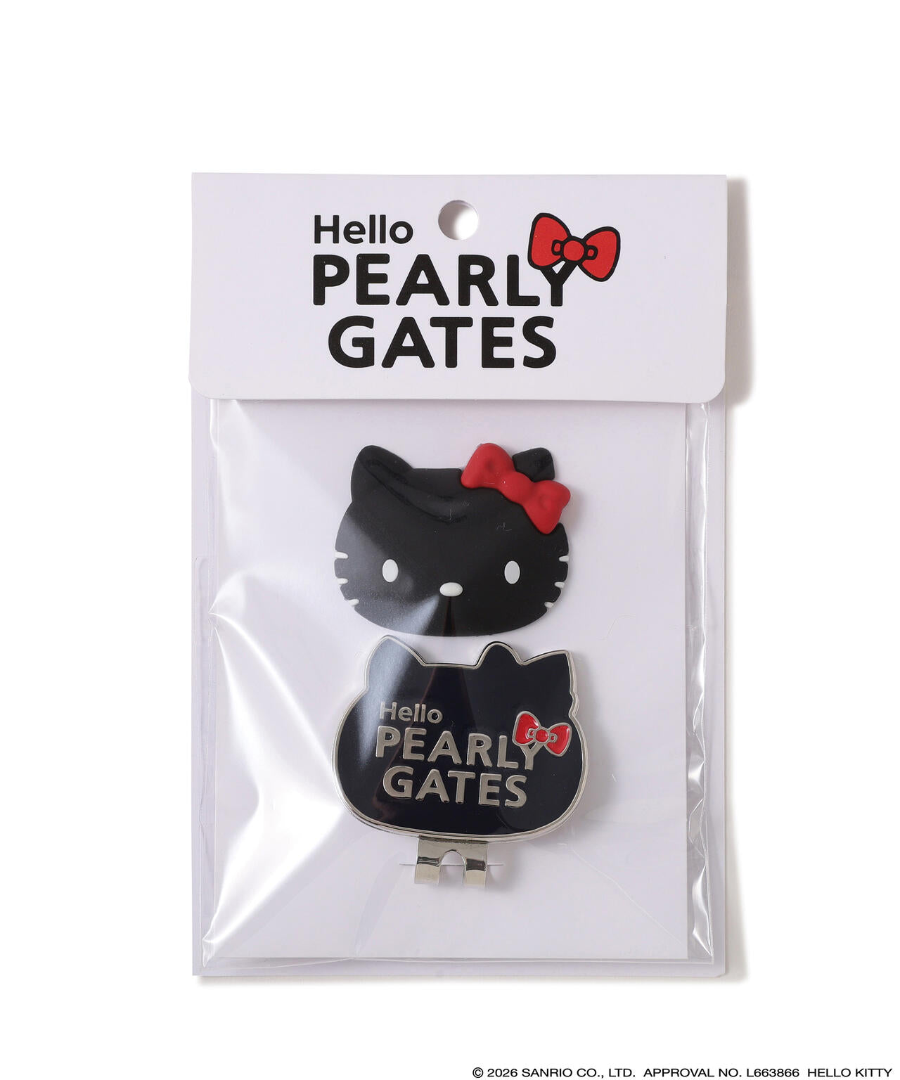 【Hello Kitty×PEARLY GATES】PVCマーカー (UNISEX)