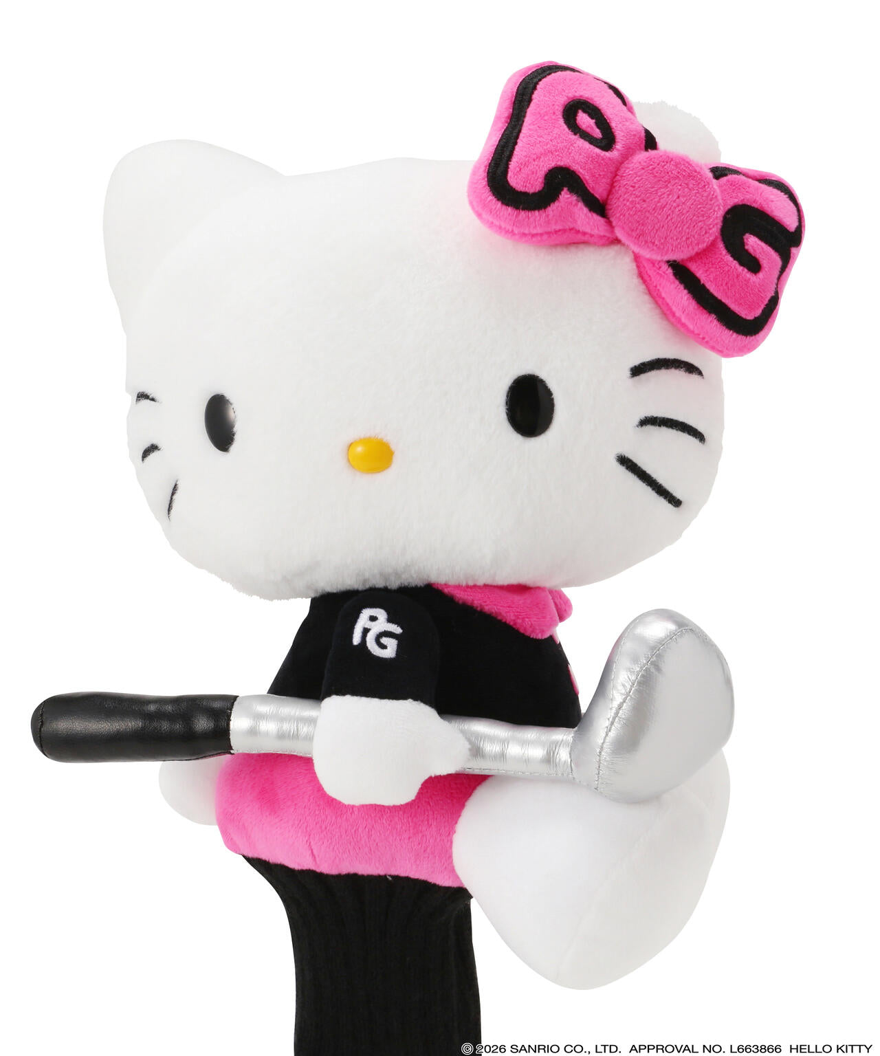 【公式オンライン限定】【Hello Kitty×PEARLY GATES】ぬいぐるみフェアウェイウッド用ヘッドカバー (UNISEX)