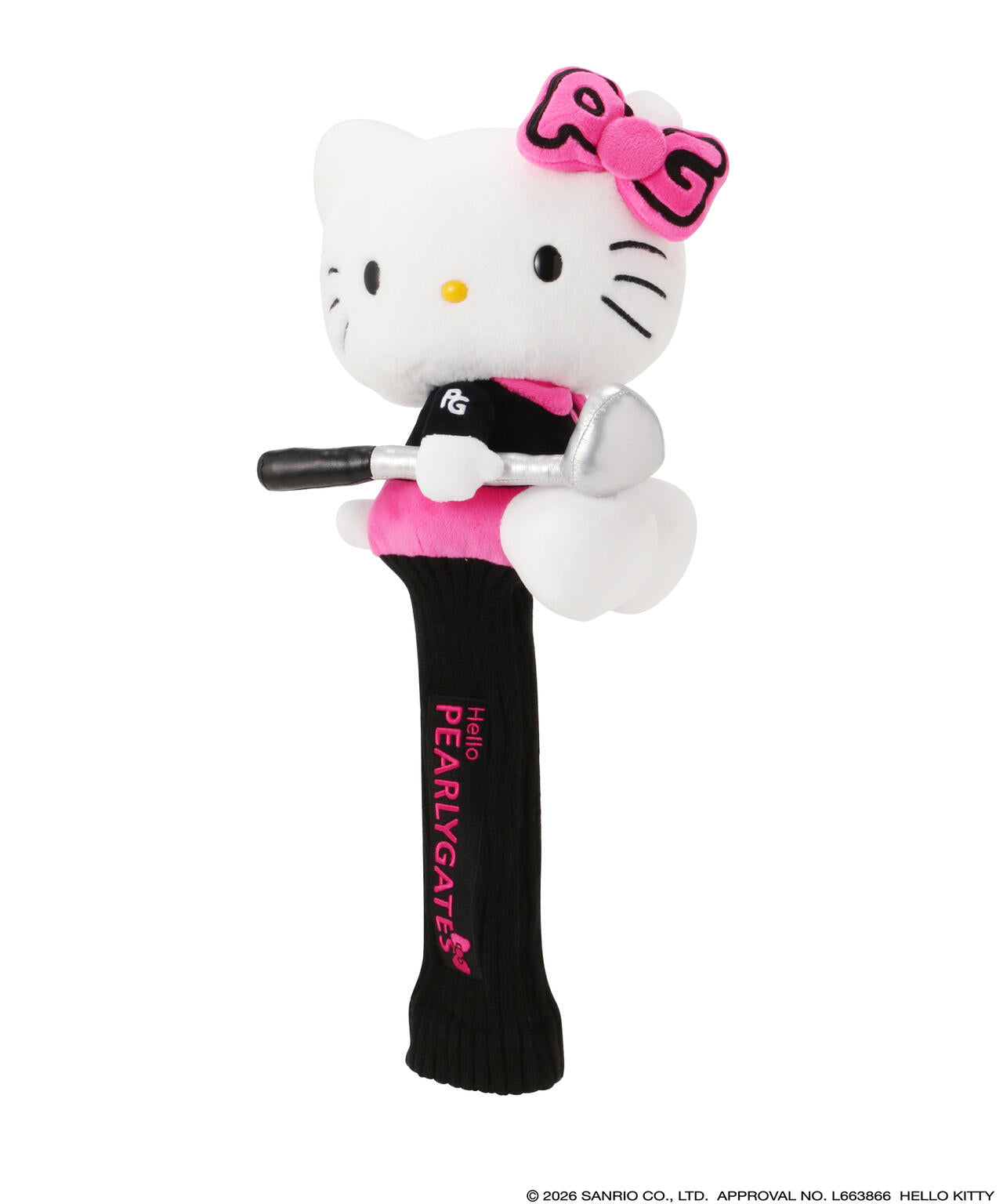 【公式オンライン限定】【Hello Kitty×PEARLY GATES】ぬいぐるみフェアウェイウッド用ヘッドカバー (UNISEX)