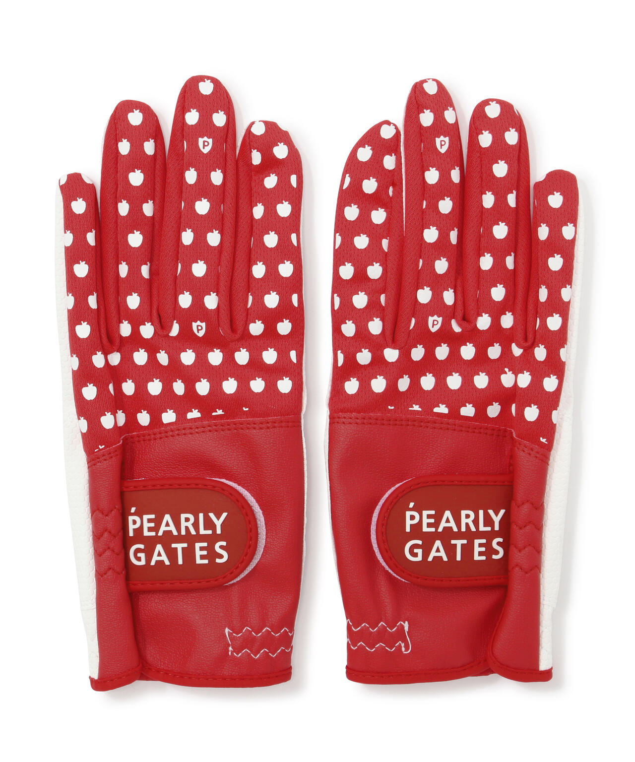 りんご柄メッシュグローブ (両手用) (LADIES)