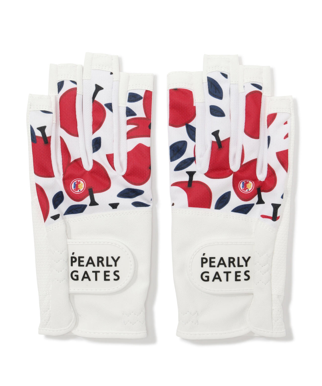 りんご柄メッシュネイルスルーグローブ (両手用) (LADIES)