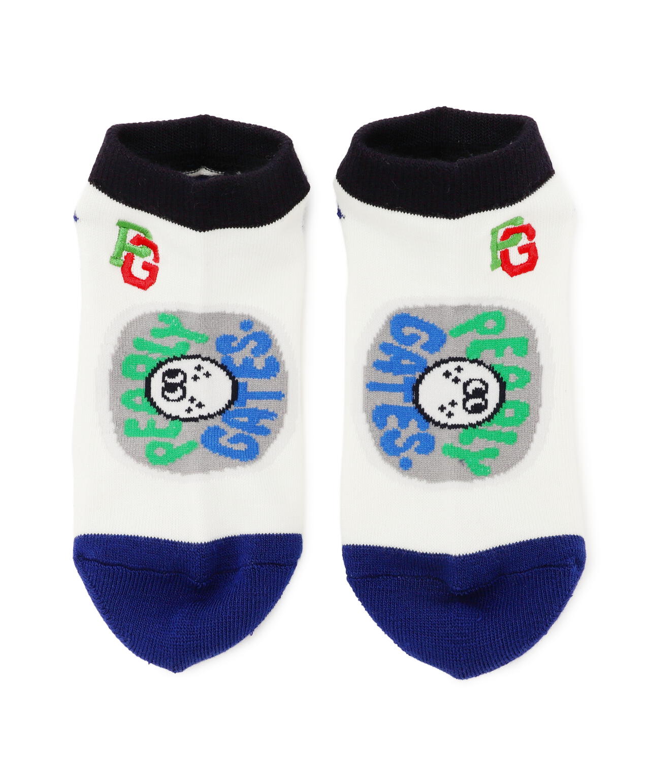 底ラバーグラフィックアンクルソックス (LADIES)