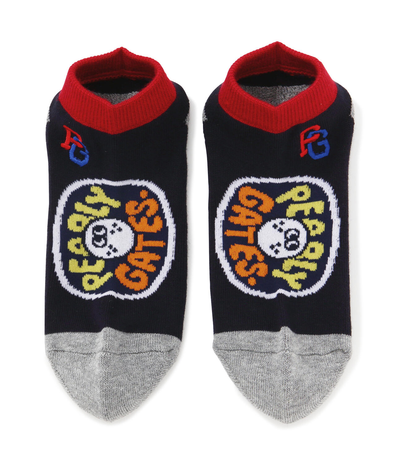 底ラバーグラフィックアンクルソックス (LADIES)