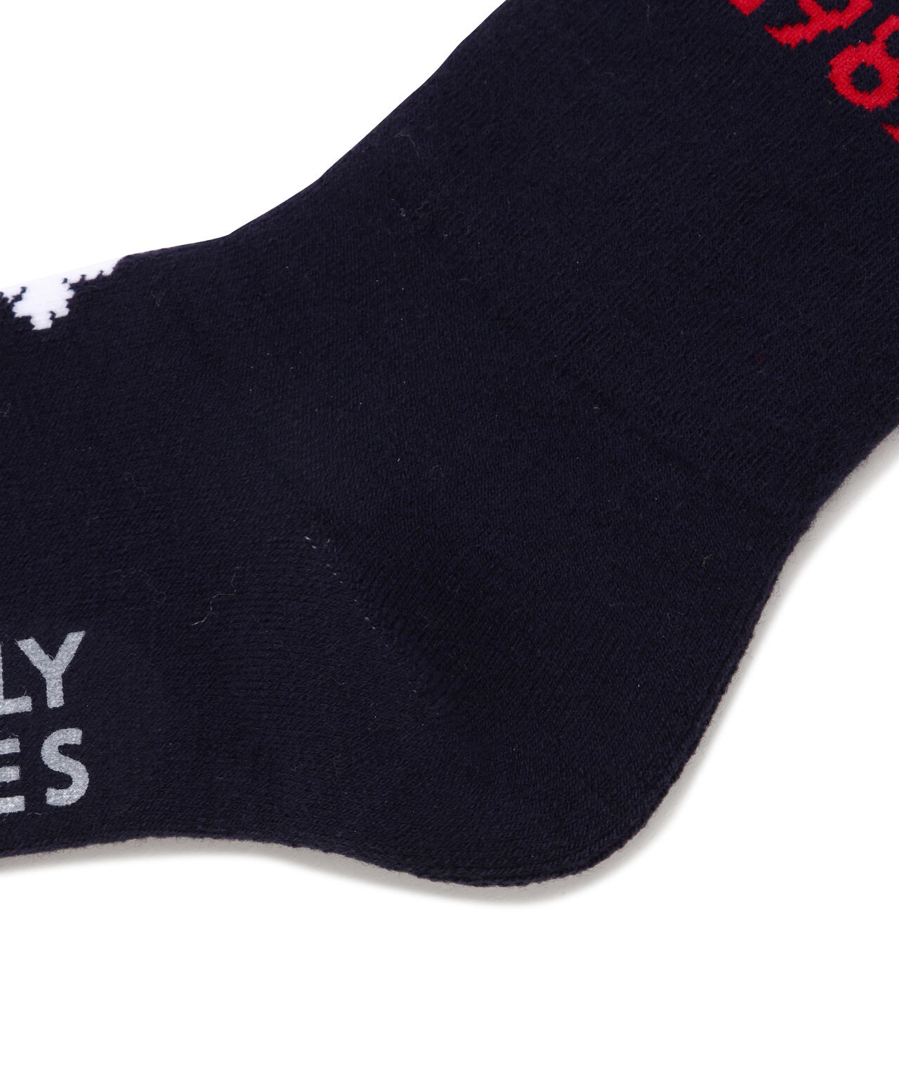 ぷっくりロゴミドルソックス (LADIES)