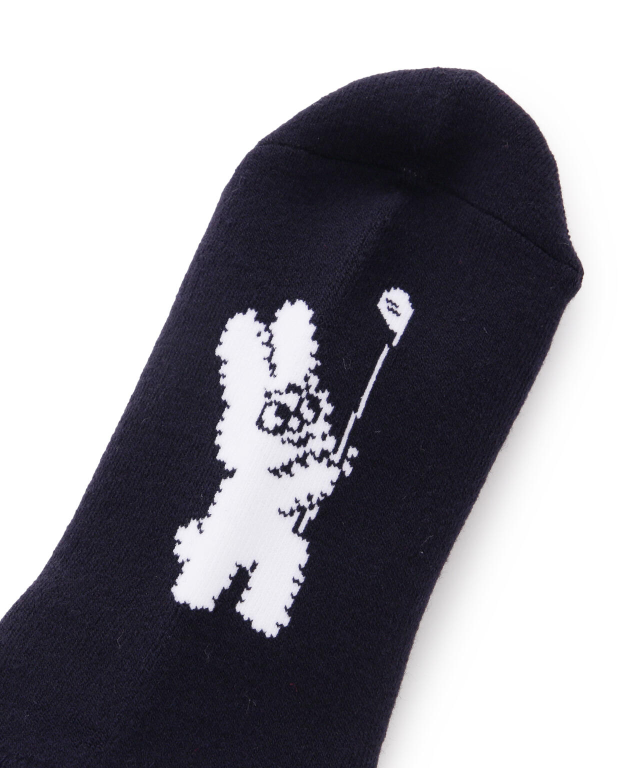 ぷっくりロゴミドルソックス (LADIES)