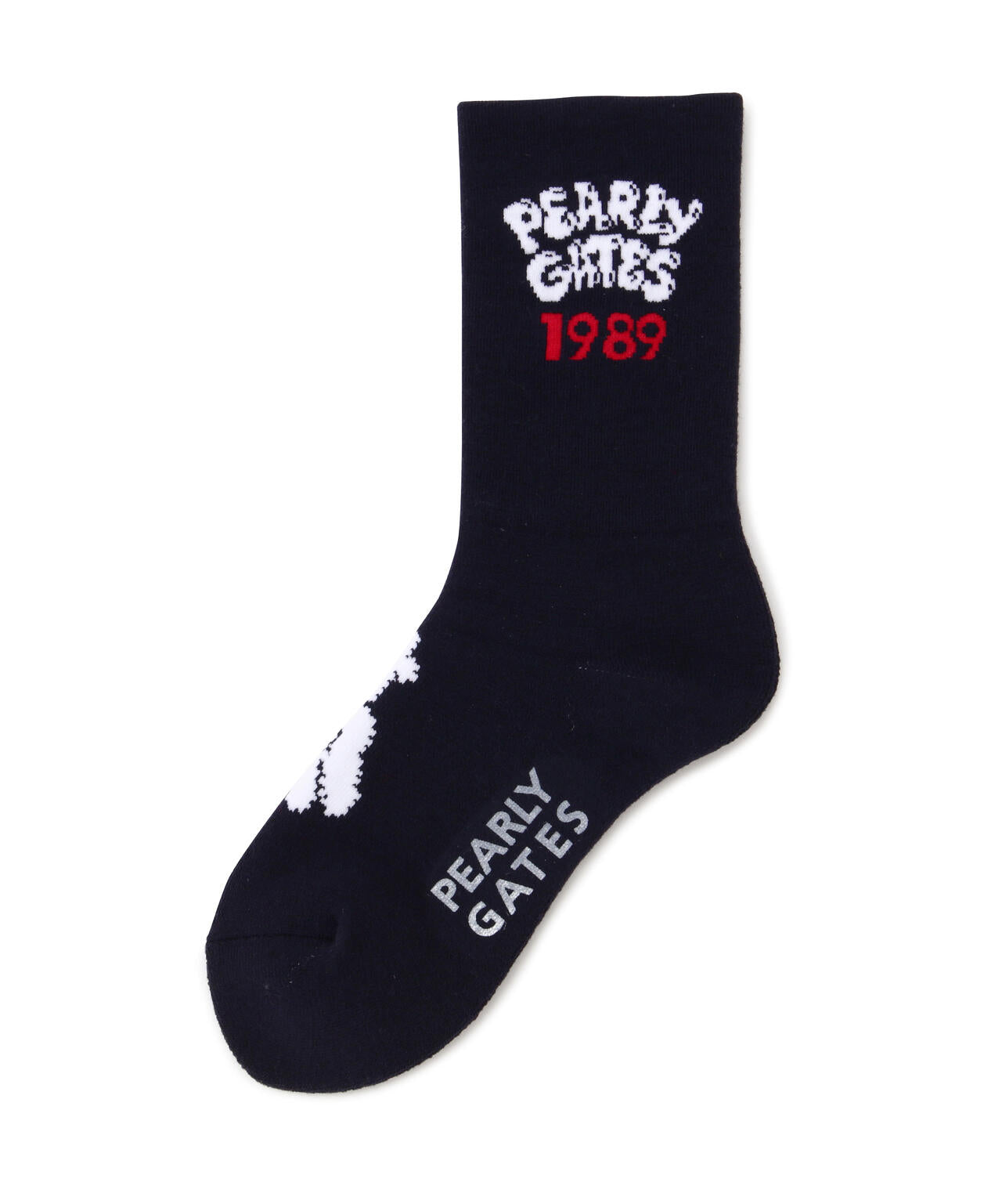 ぷっくりロゴミドルソックス (LADIES)