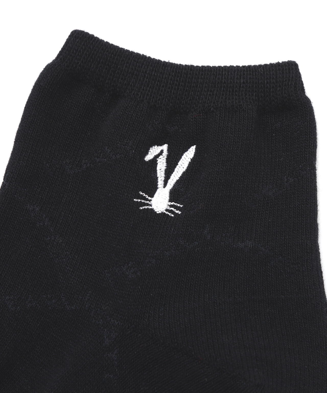 ロゴアーガイル柄ショートソックス (MENS)