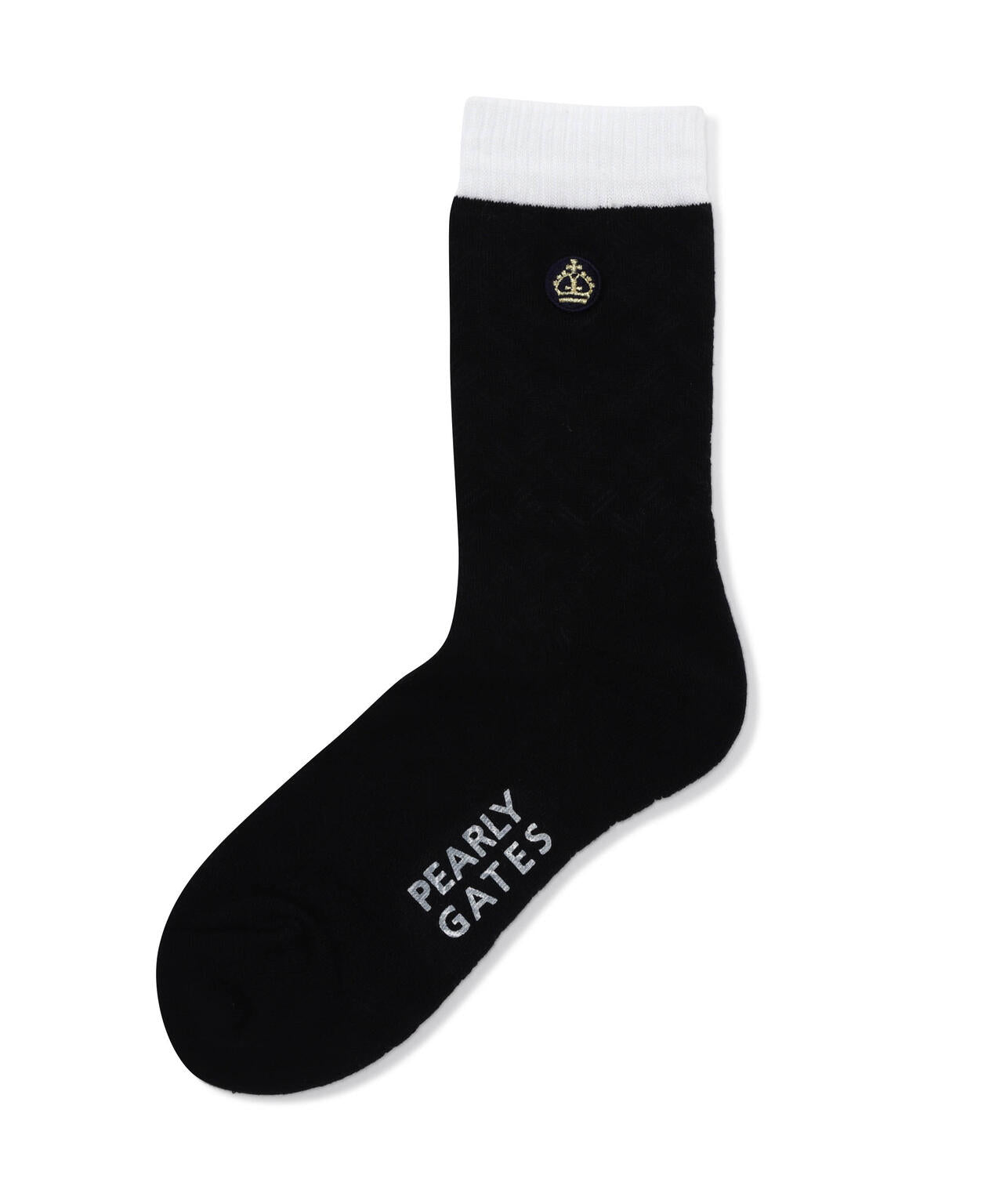 変形ダイヤ柄ミドルソックス (MENS)