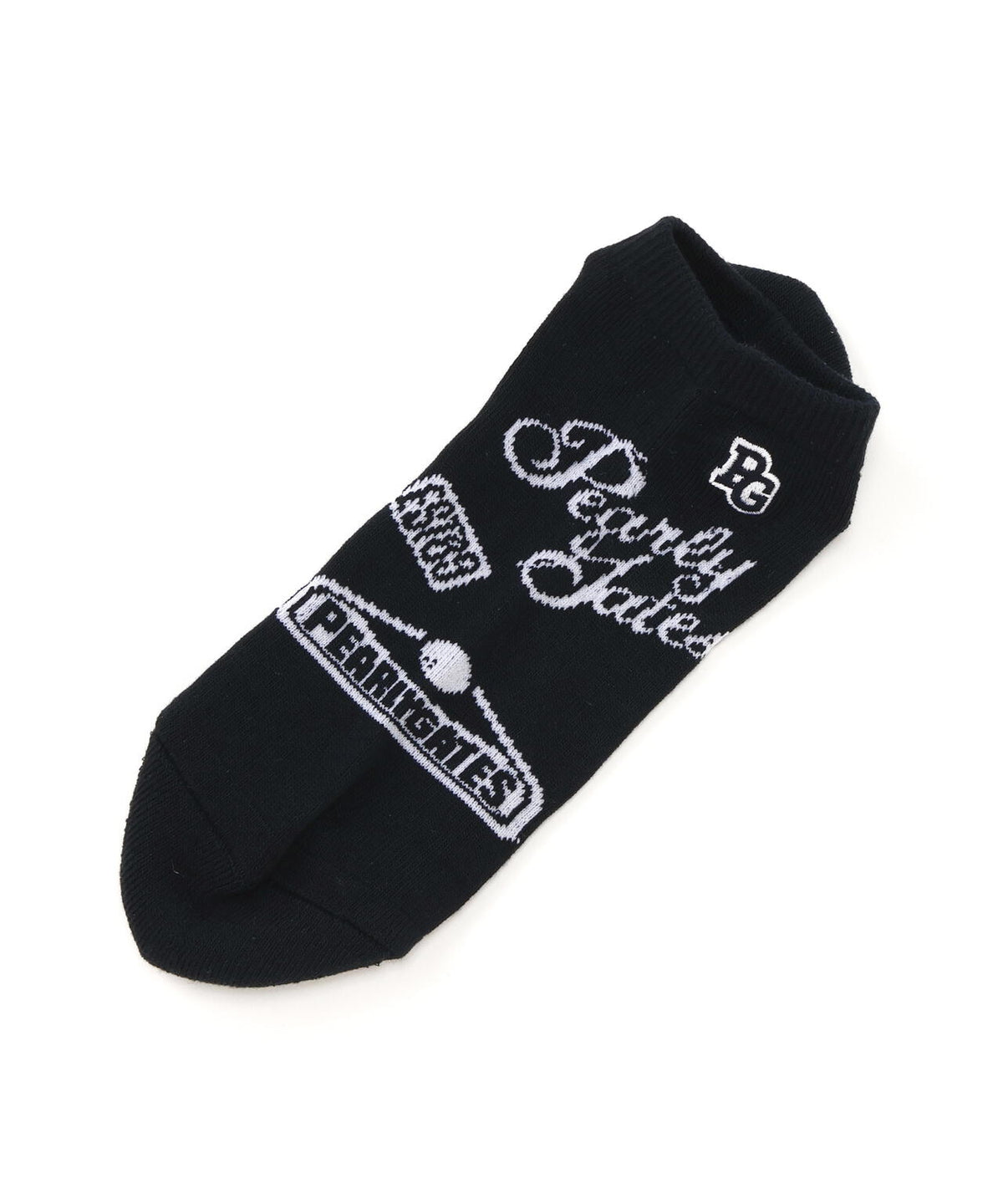 カレッジロゴ柄アンクルソックス (MENS)
