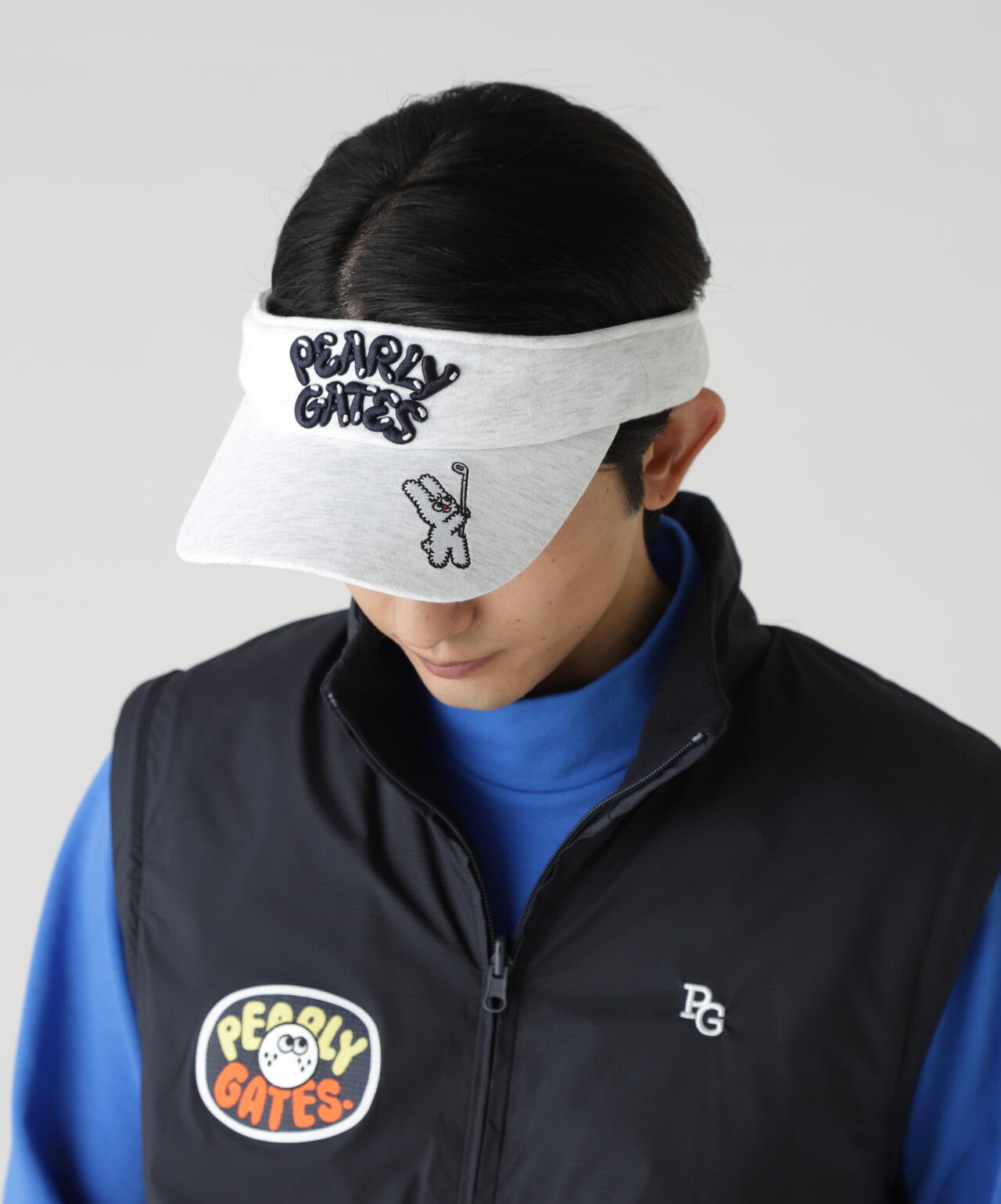 ぷっくりロゴ中綿バイザー (UNISEX)