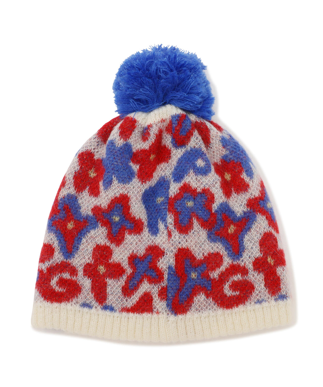 POP花柄梵天付きニットワッチ (UNISEX)