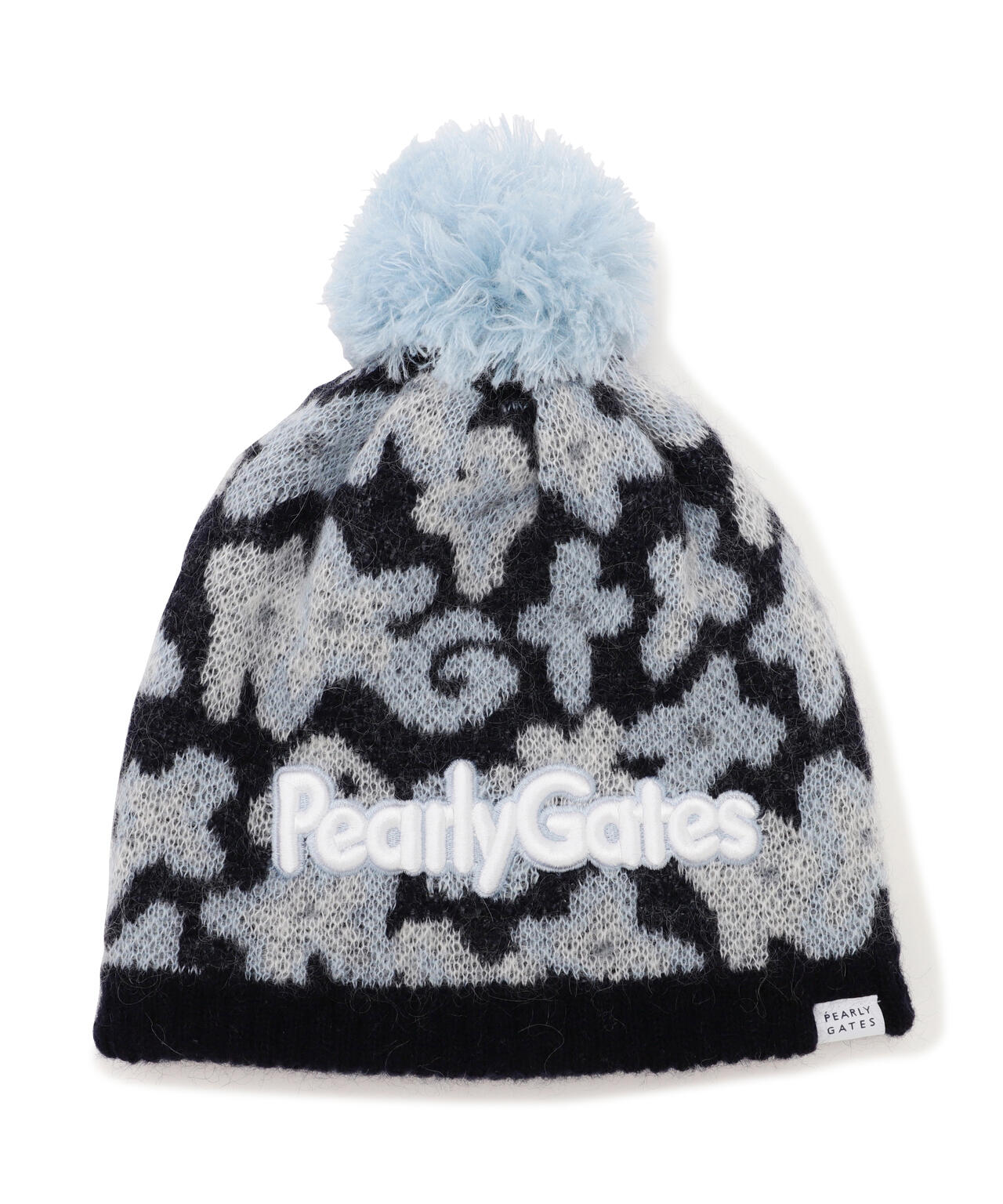 POP花柄梵天付きニットワッチ (UNISEX)