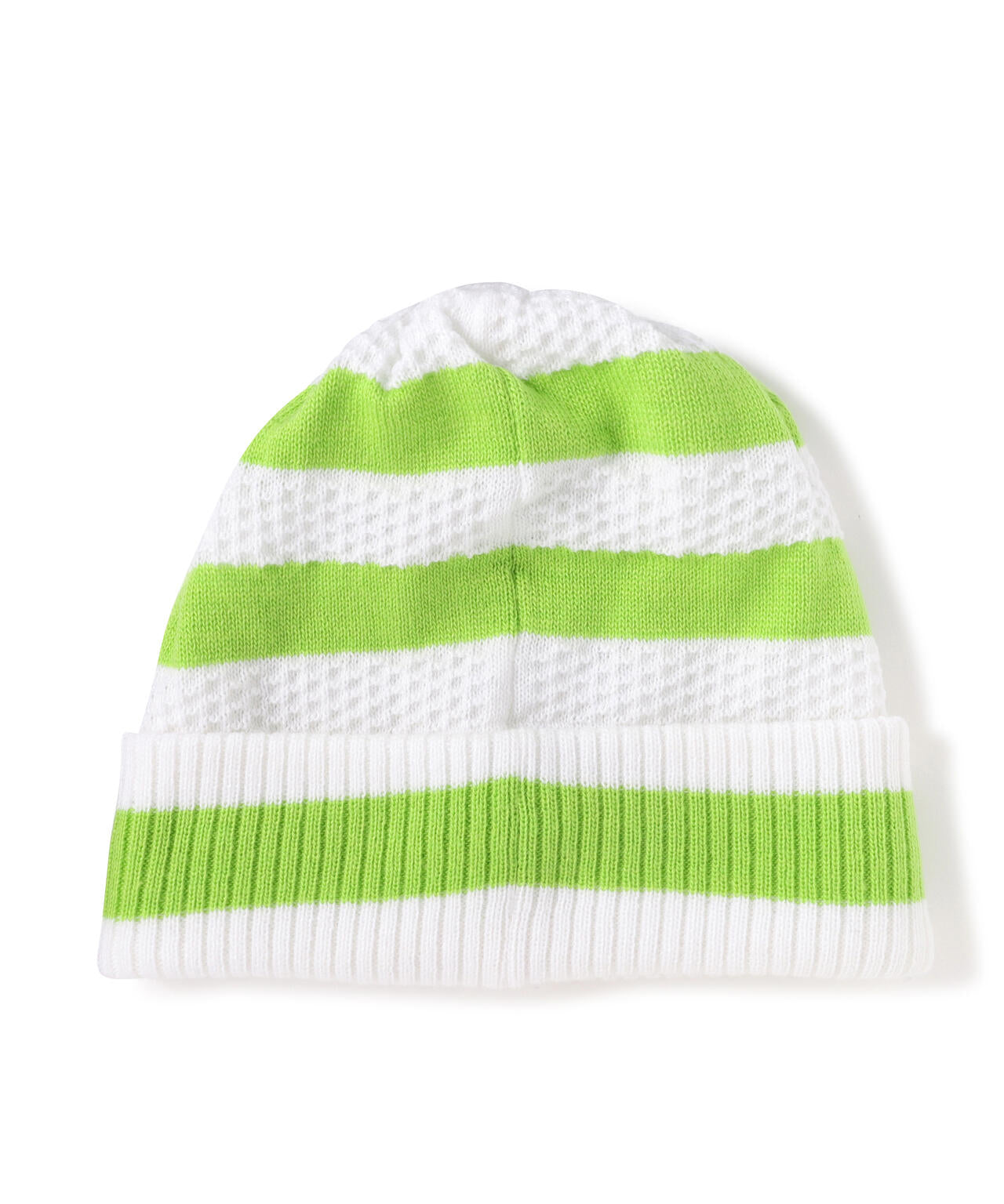 ボーダー柄ロゴニットワッチ (UNISEX)