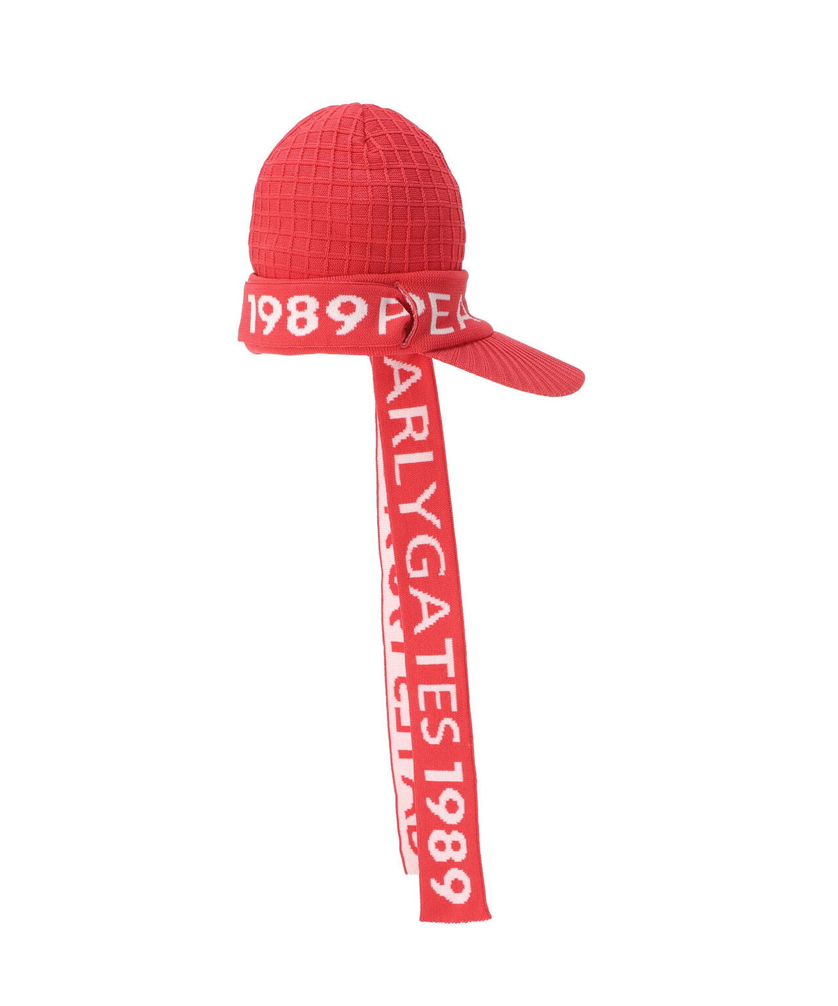 ロゴマフラーつきつば付きニットワッチ (UNISEX)