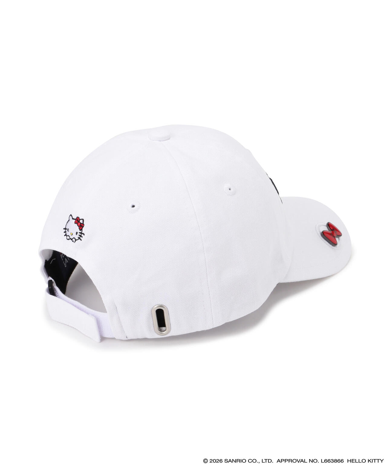 【Hello Kitty×PEARLY GATES】ツイルキャップ (UNISEX)