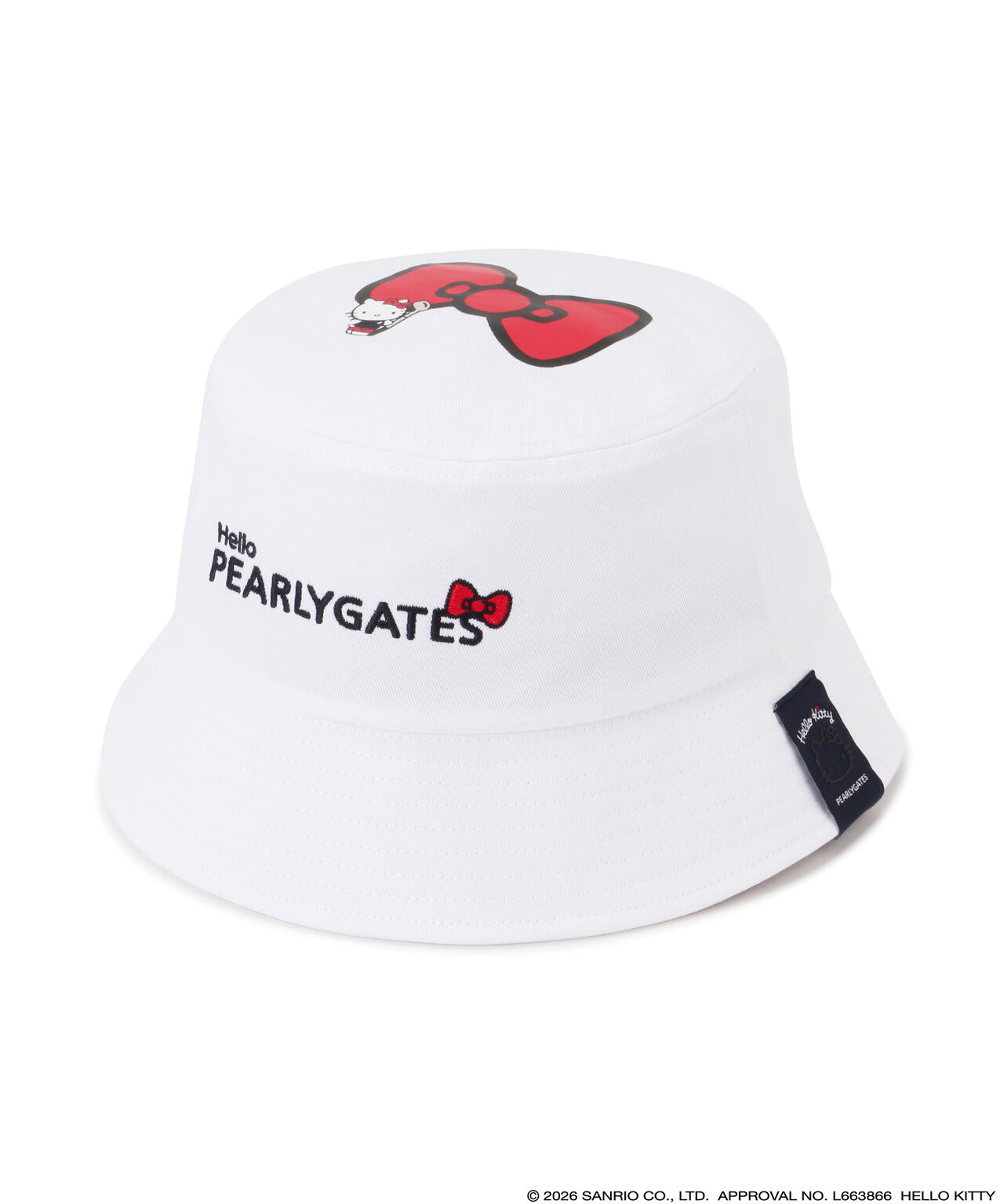 【Hello Kitty×PEARLY GATES】ツイルハット (UNISEX)