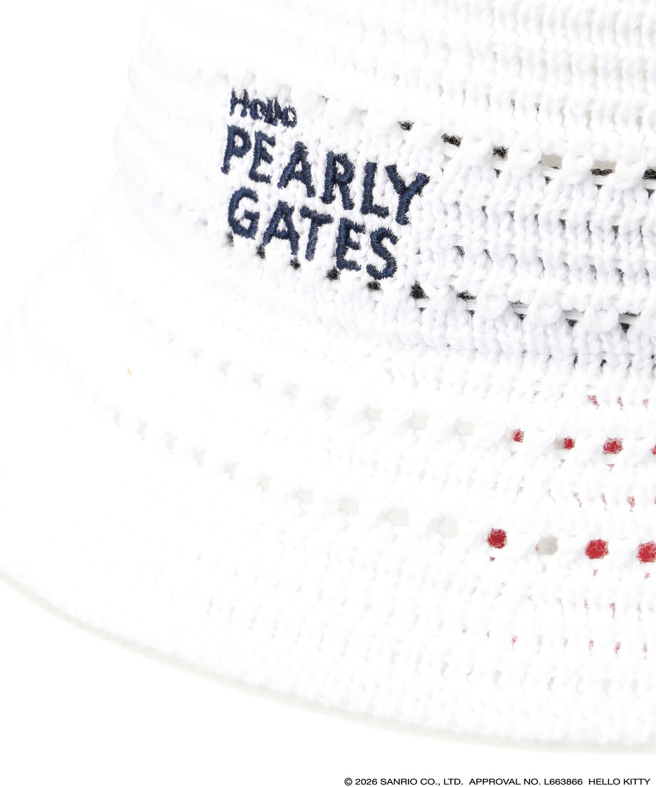 【Hello Kitty×PEARLY GATES】リボンサーモハット (LADIES)