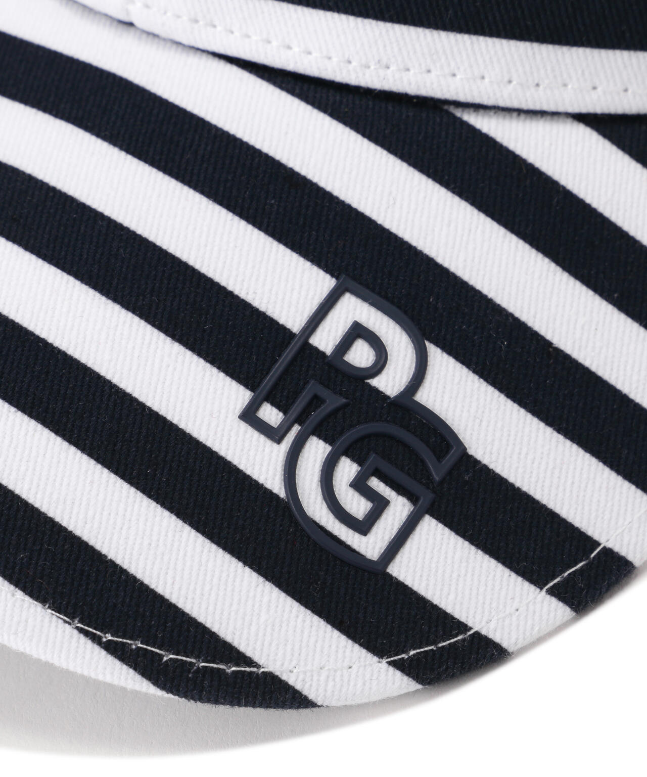 【PG is PG】メッシュ×リサイクルツイルキャップ <ボーダー柄> (UNISEX)