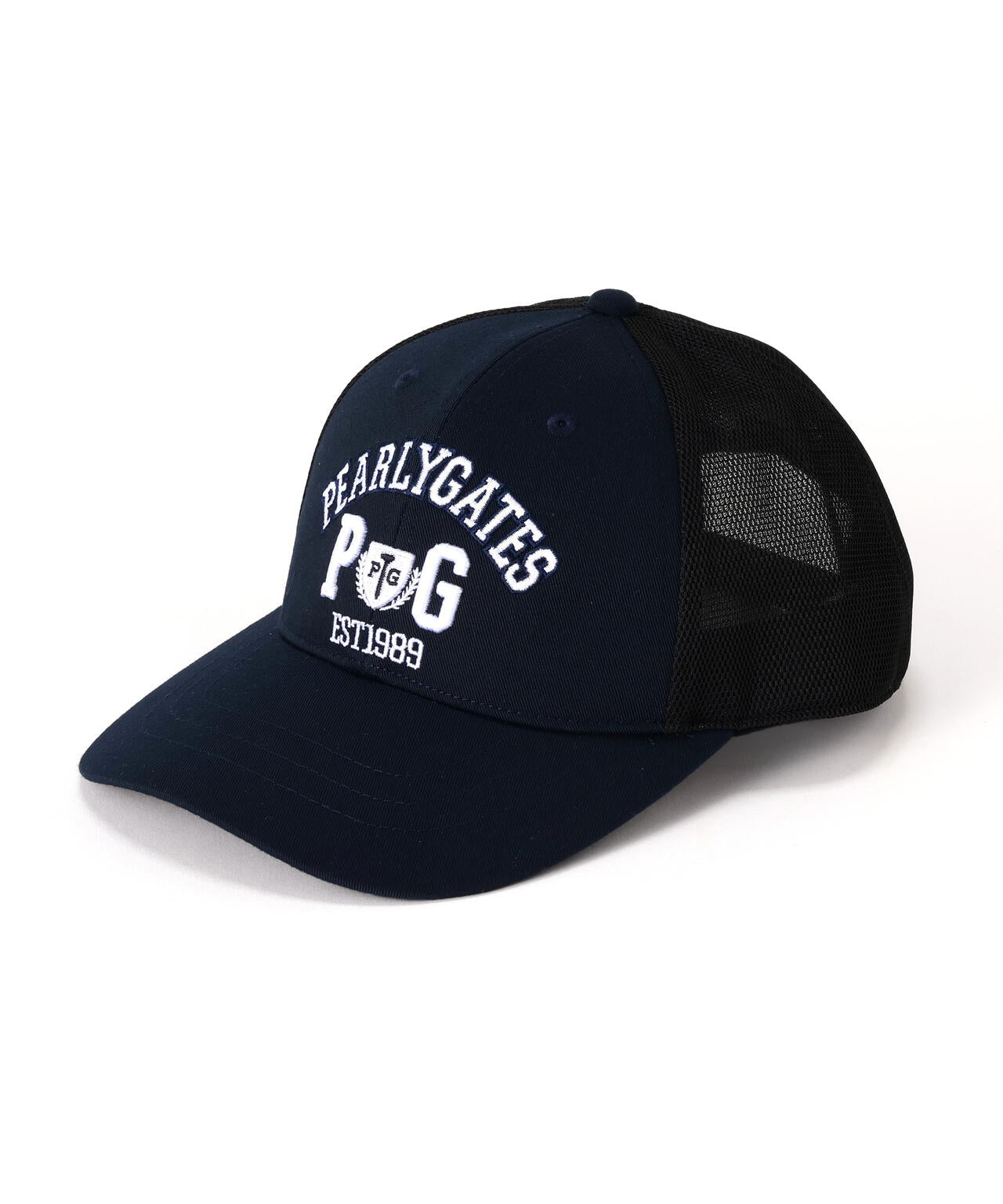 カレッジロゴメッシュ×リサイクルツイルキャップ (UNISEX)