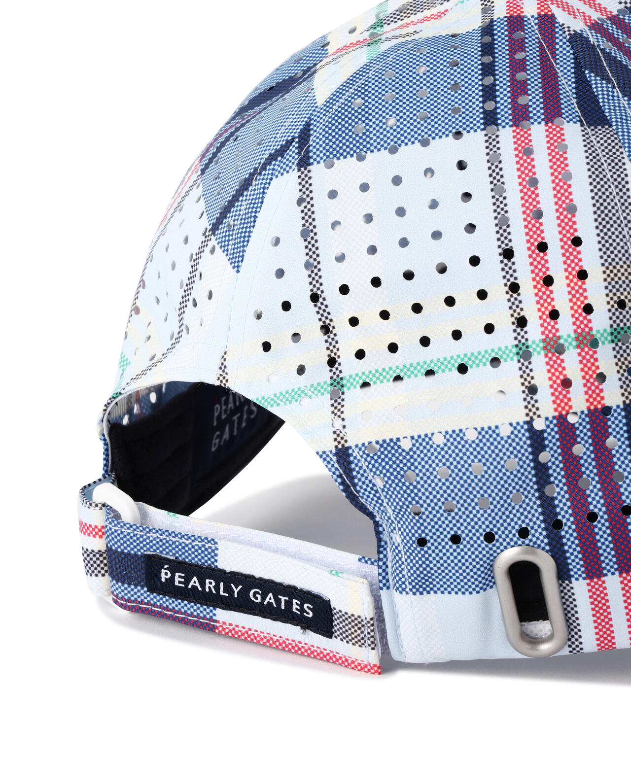 マドラスチェック柄キャップ (UNISEX)
