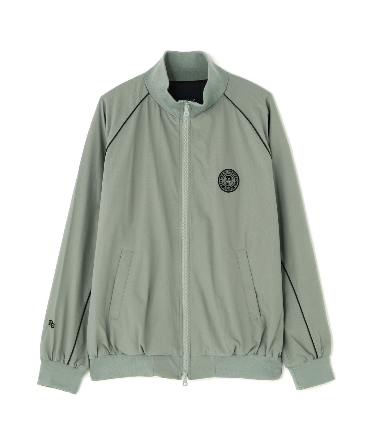 Peメカニカルストレッチ手裏剣ジャガードスタンドジップブルゾン (MENS)