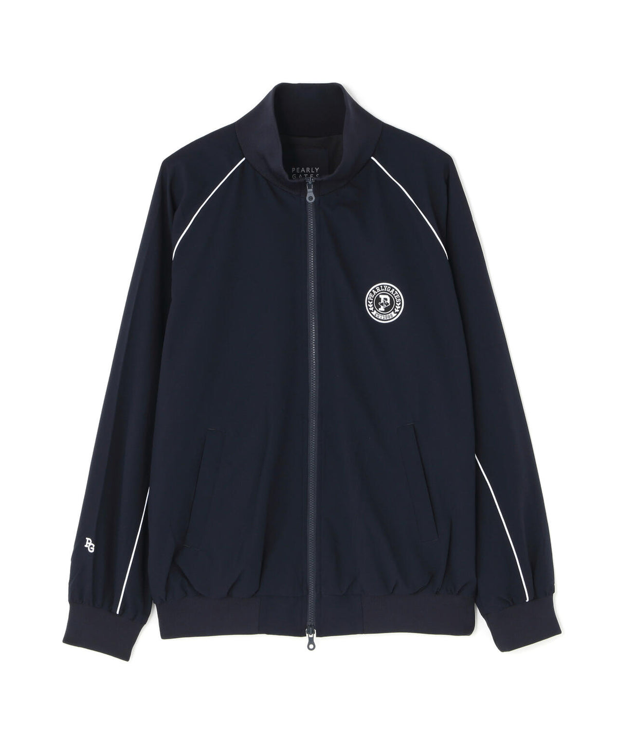 Peメカニカルストレッチ手裏剣ジャガードスタンドジップブルゾン (MENS)