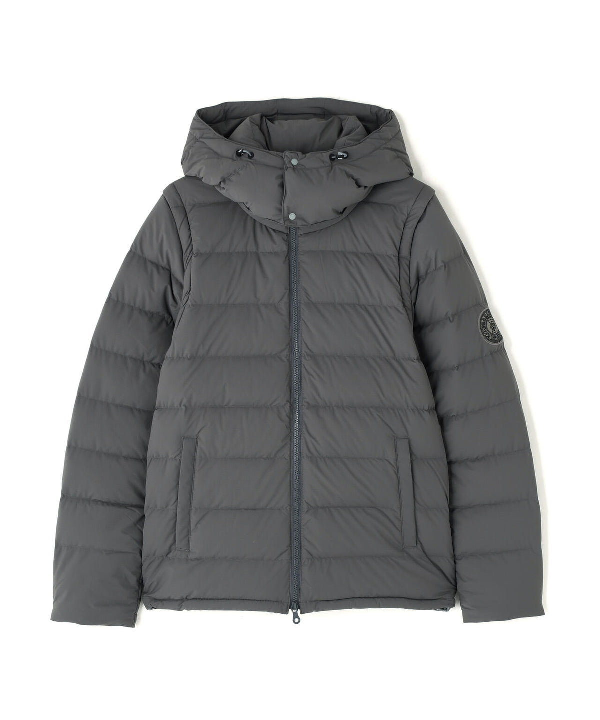 Nyメカニカルストレッチダウンフーディブルゾン (MENS)