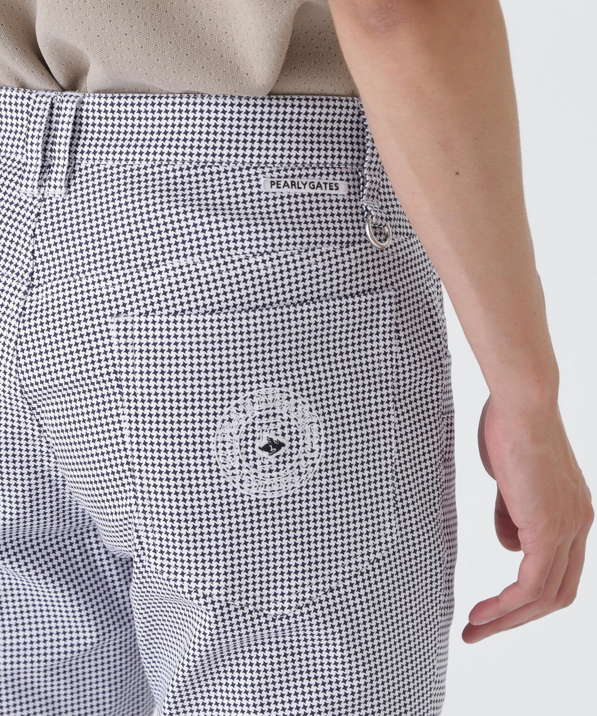 C/Peストレッチカルゼ5ポケットパンツ <手裏剣千鳥柄> (MENS)