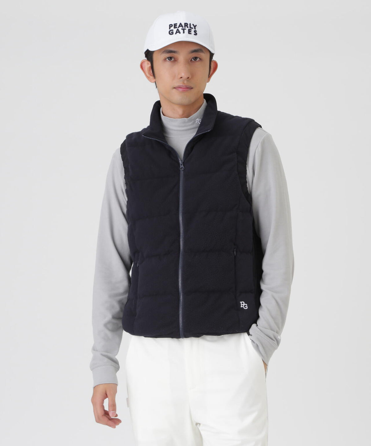 カルイシ×Nyタスランストレッチフルジップベスト (MENS)